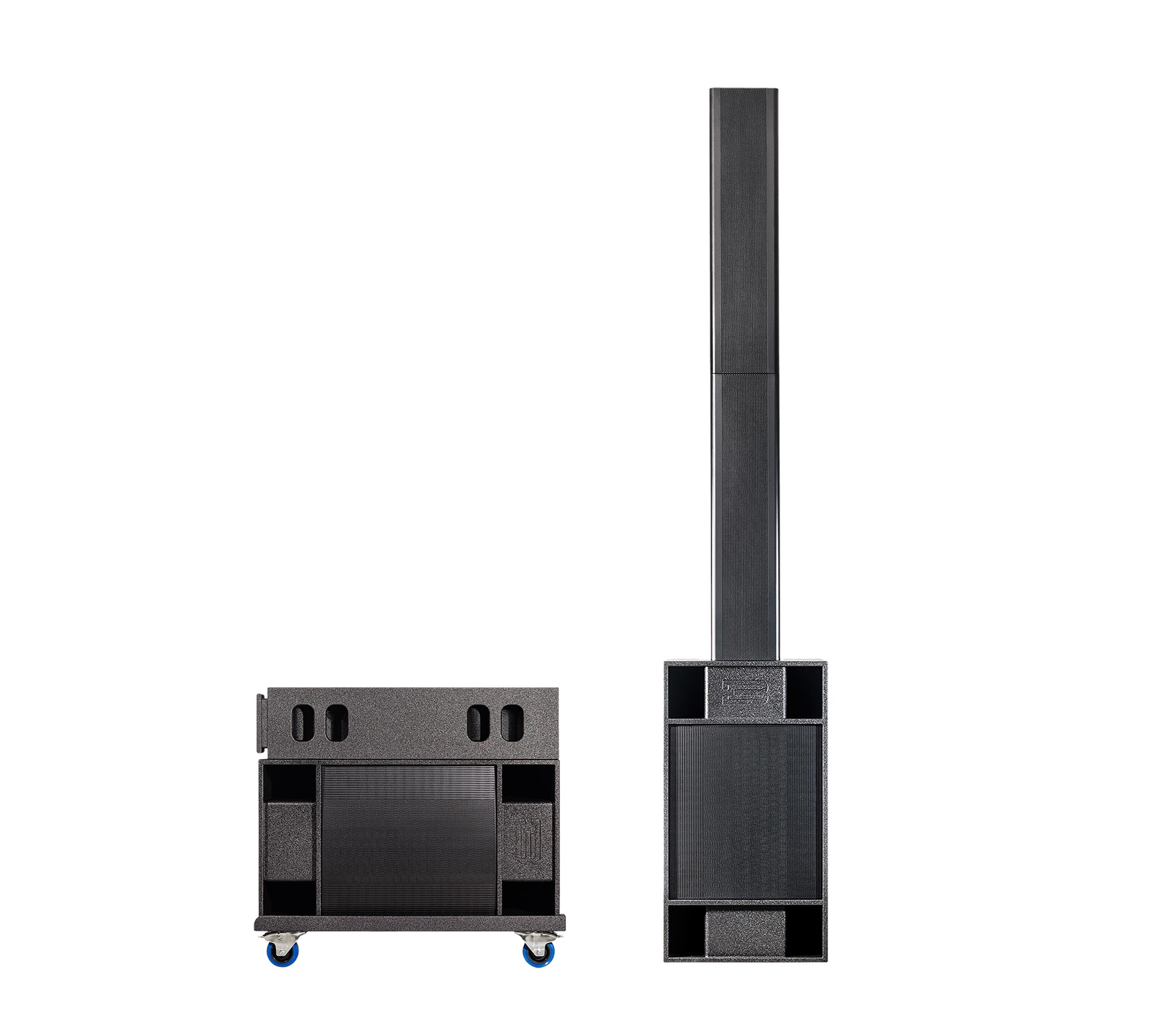 BASSBOSS SUBLIM8 MK3 Column PA Speaker with 18-Inch Subwoofer - Black