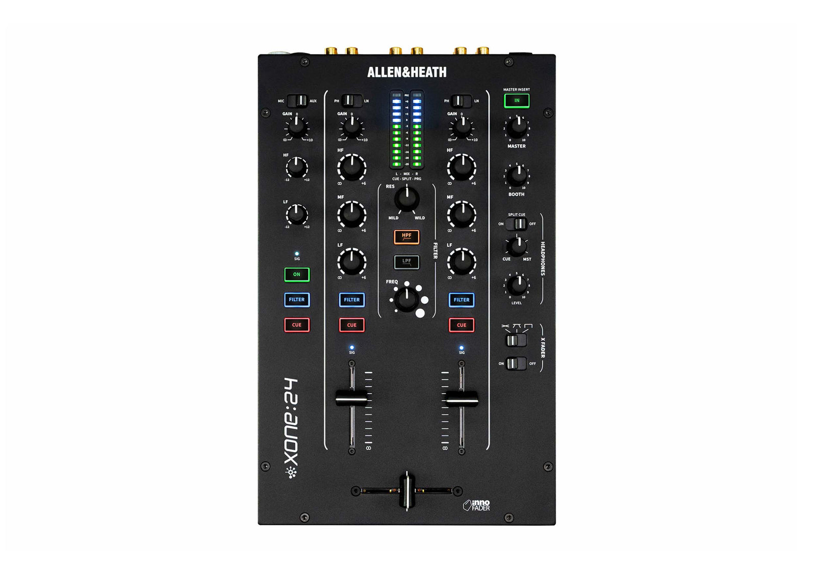 Allen & Heath XONE:24, 2+1 Channel Compact Analogue DJ Mixer by ALLEN & HEATH