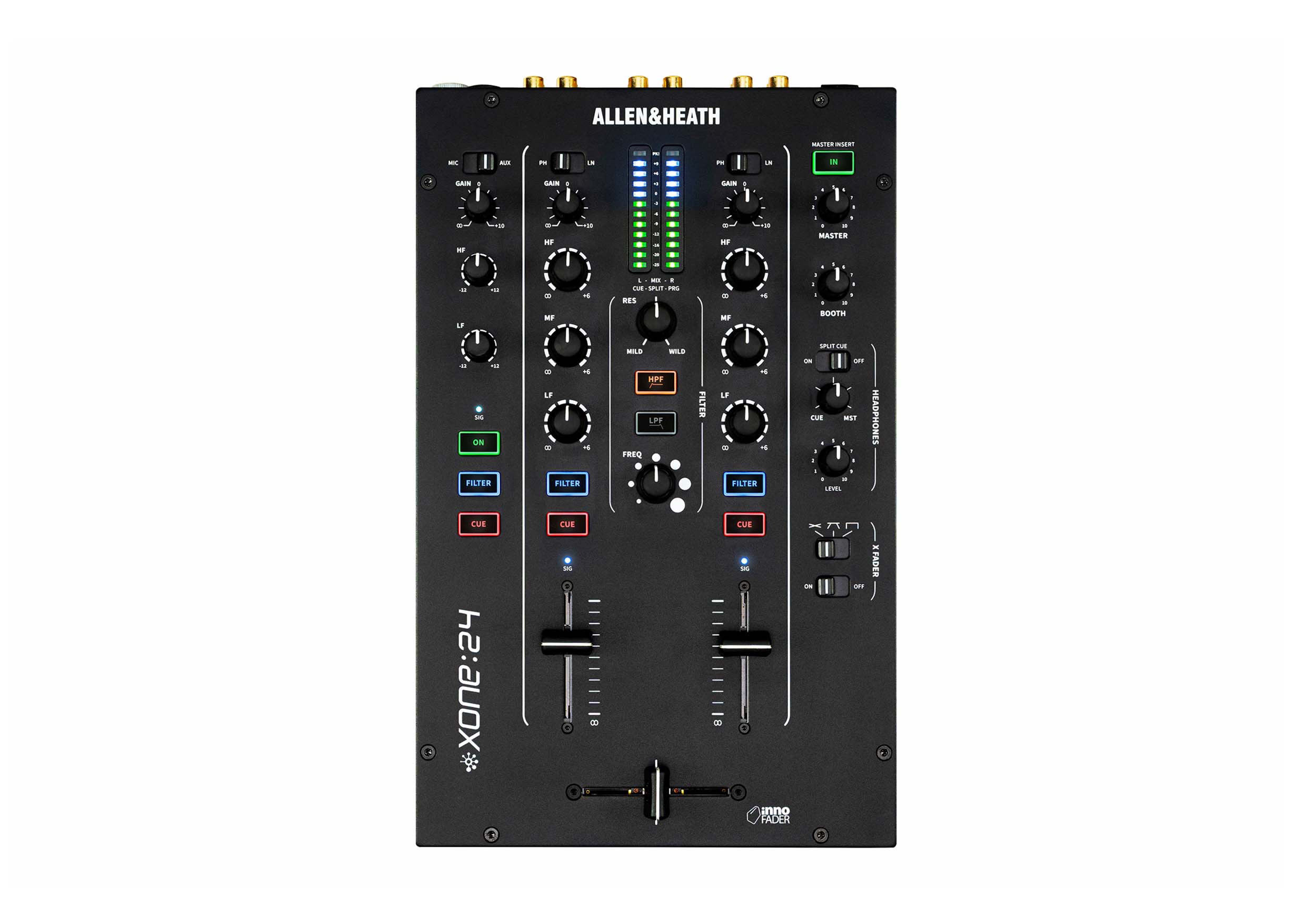 Allen & Heath XONE:24, 2+1 Channel Compact Analogue DJ Mixer by ALLEN & HEATH