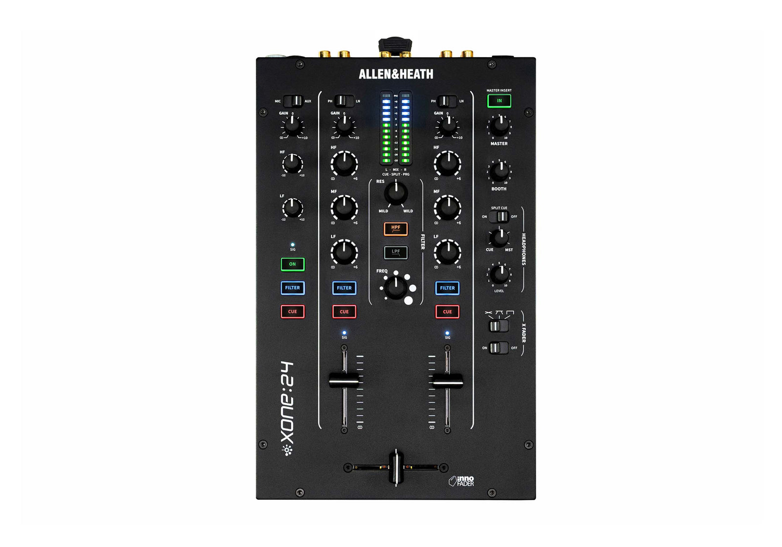 Allen & Heath XONE:24, 2+1 Channel Compact Analogue DJ Mixer by ALLEN & HEATH