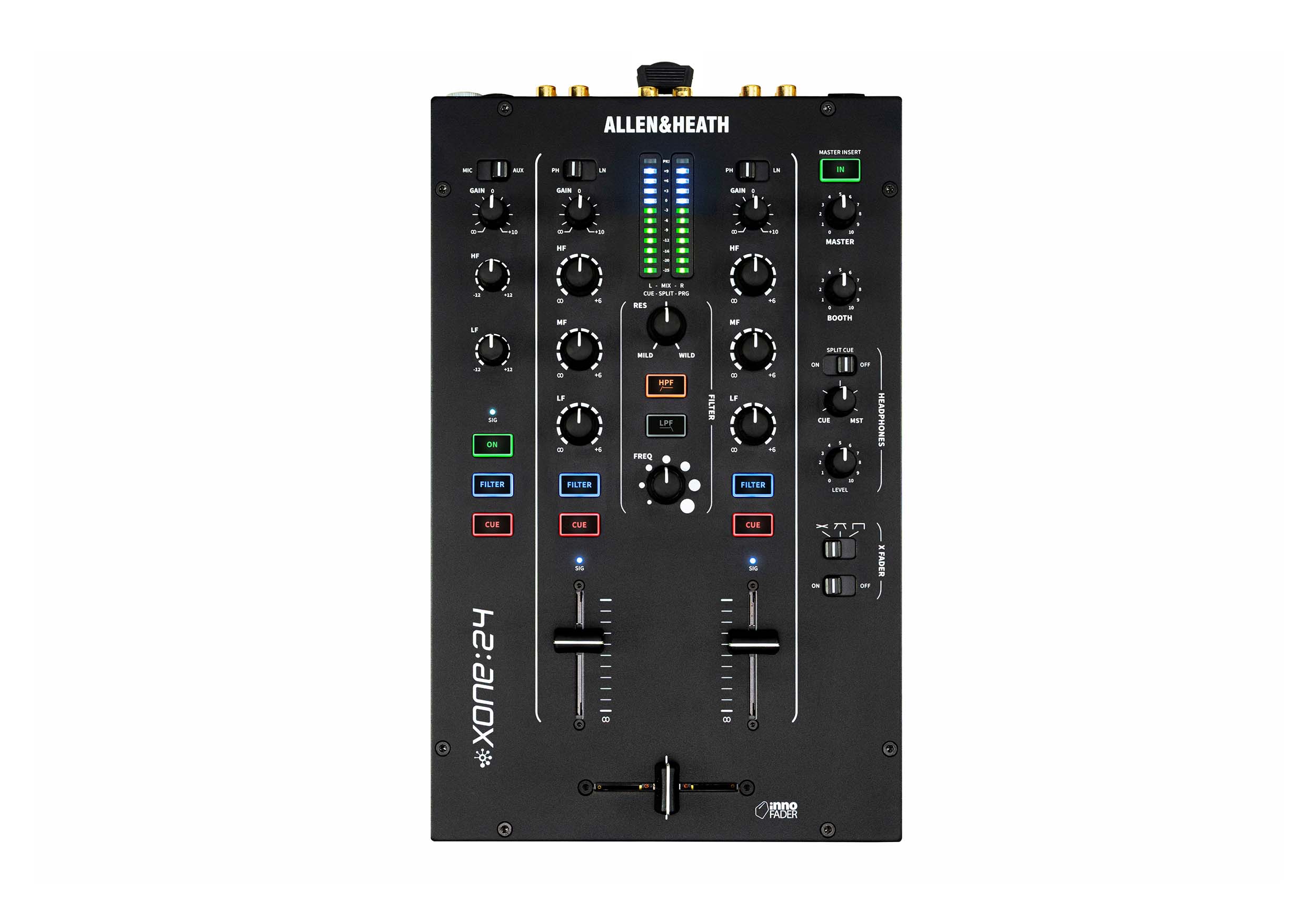 Allen & Heath XONE:24, 2+1 Channel Compact Analogue DJ Mixer by ALLEN & HEATH