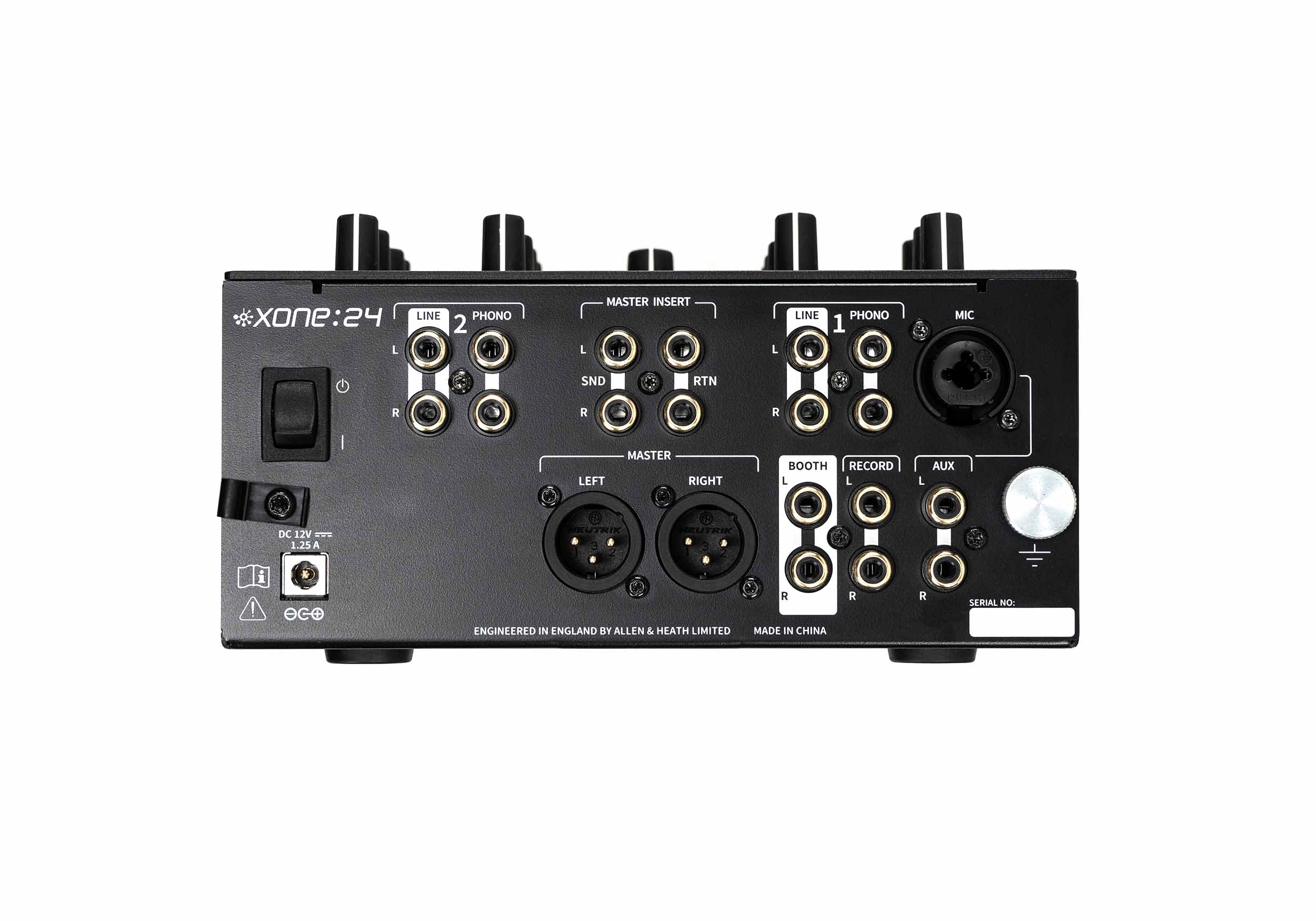 Allen & Heath XONE:24, 2+1 Channel Compact Analogue DJ Mixer by ALLEN & HEATH
