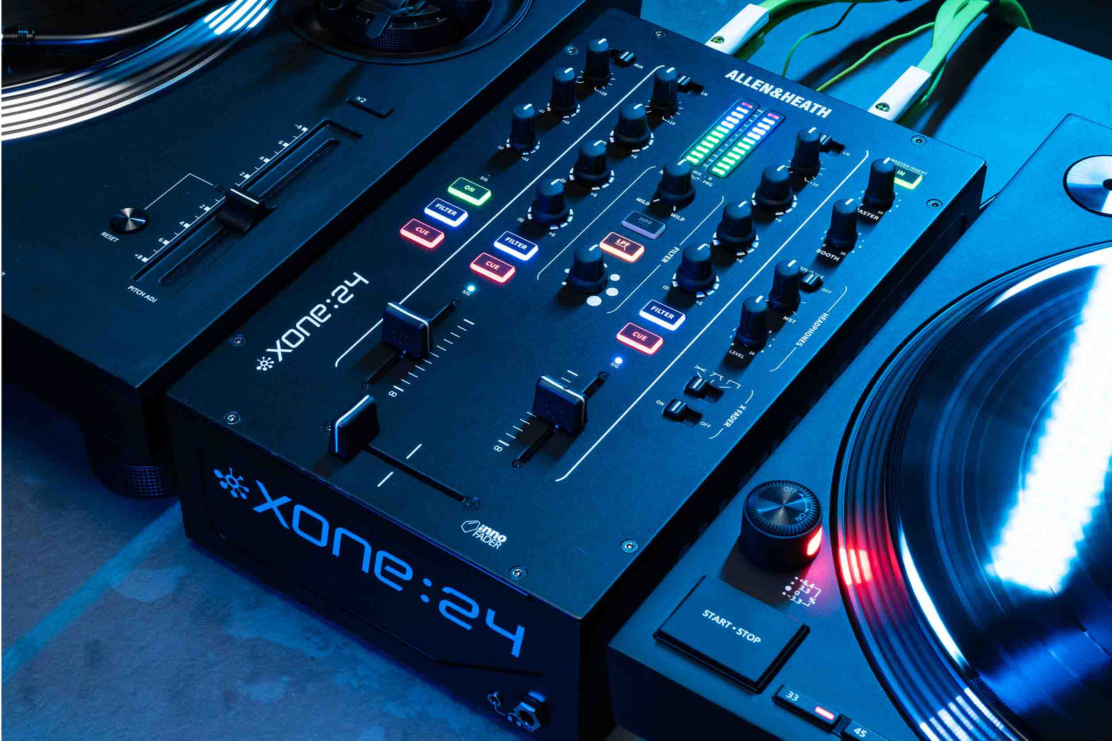 Allen & Heath XONE:24, 2+1 Channel Compact Analogue DJ Mixer by ALLEN & HEATH