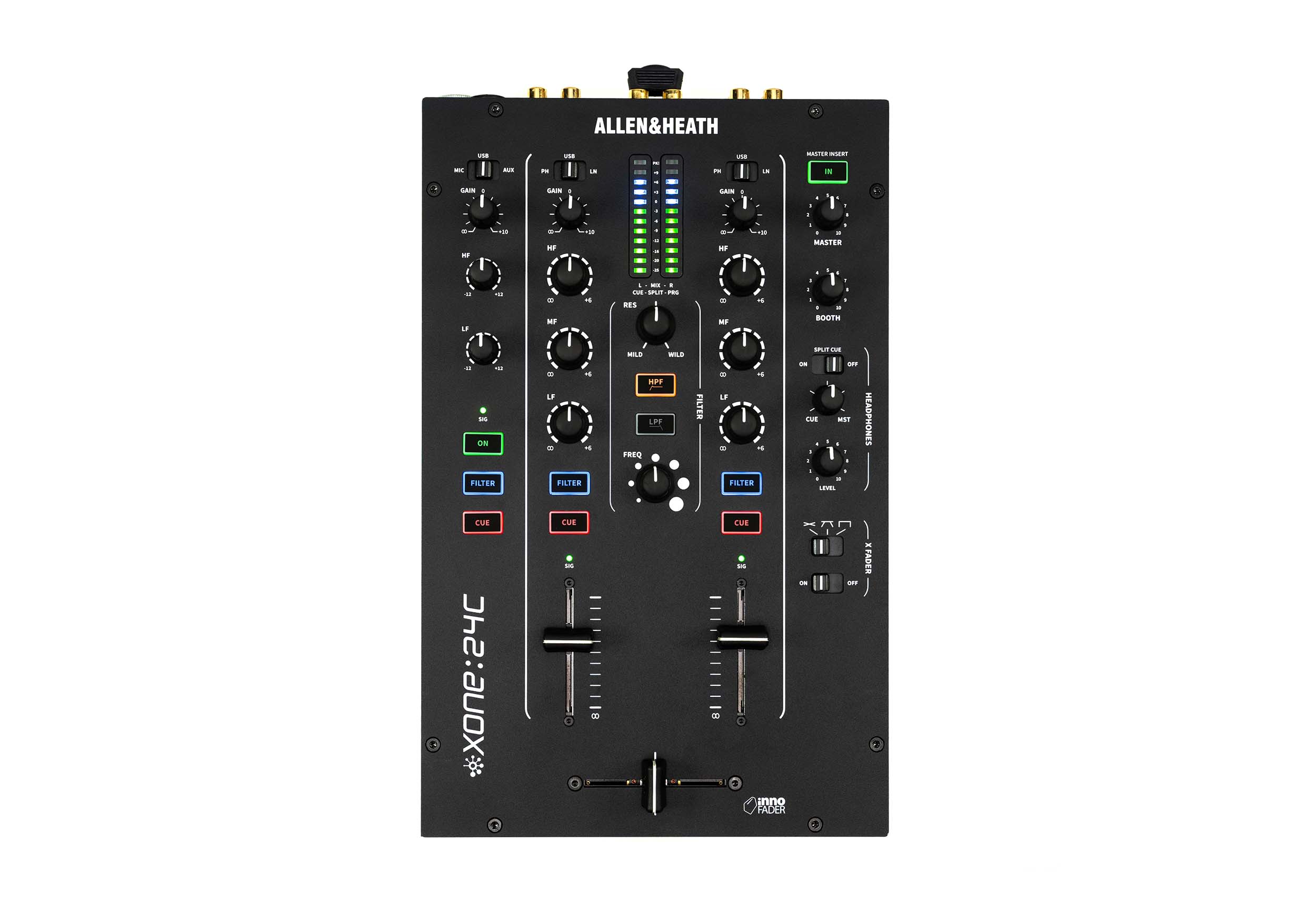 Allen & Heath XONE:24C, 2+1 Channel Analogue DJ Mixer with Interface by ALLEN & HEATH