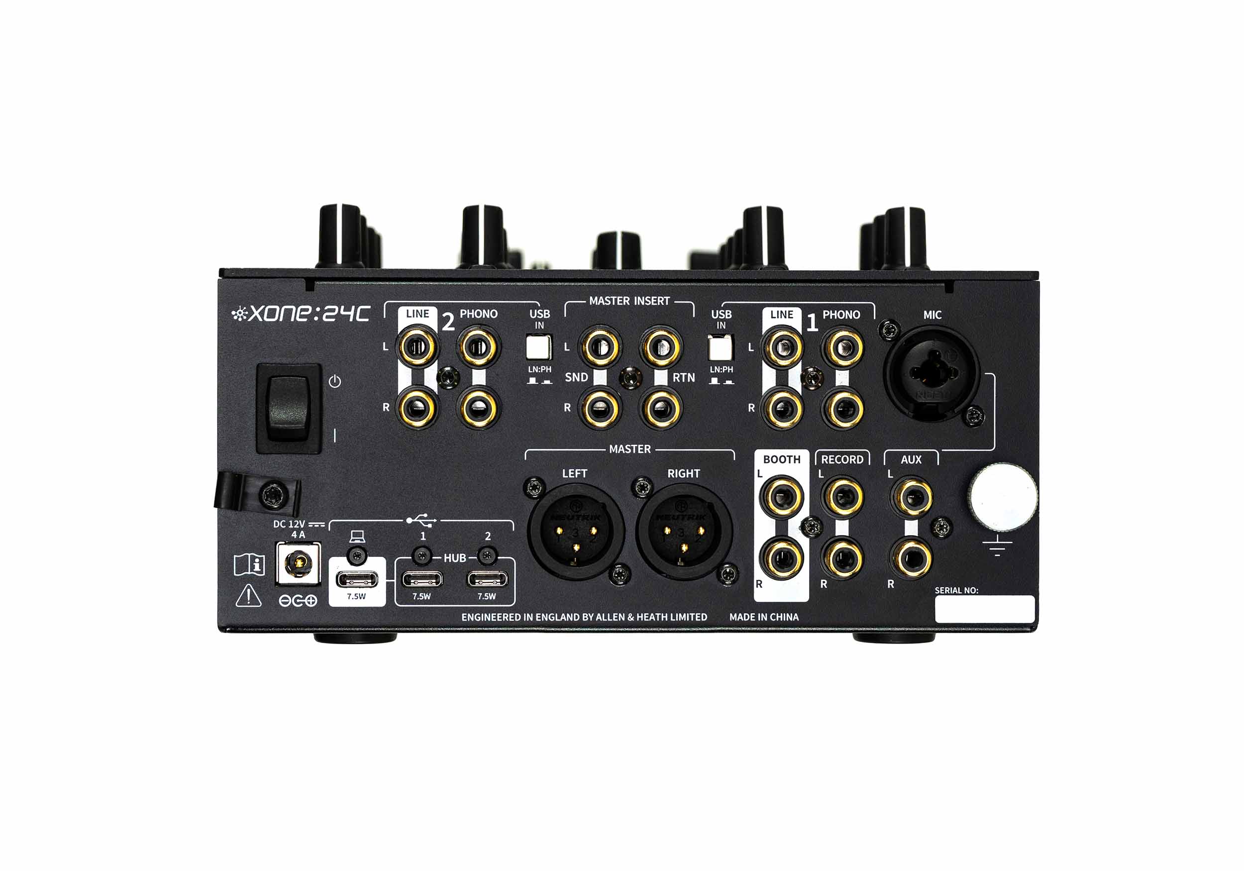 Allen & Heath XONE:24C, 2+1 Channel Analogue DJ Mixer with Interface by ALLEN & HEATH