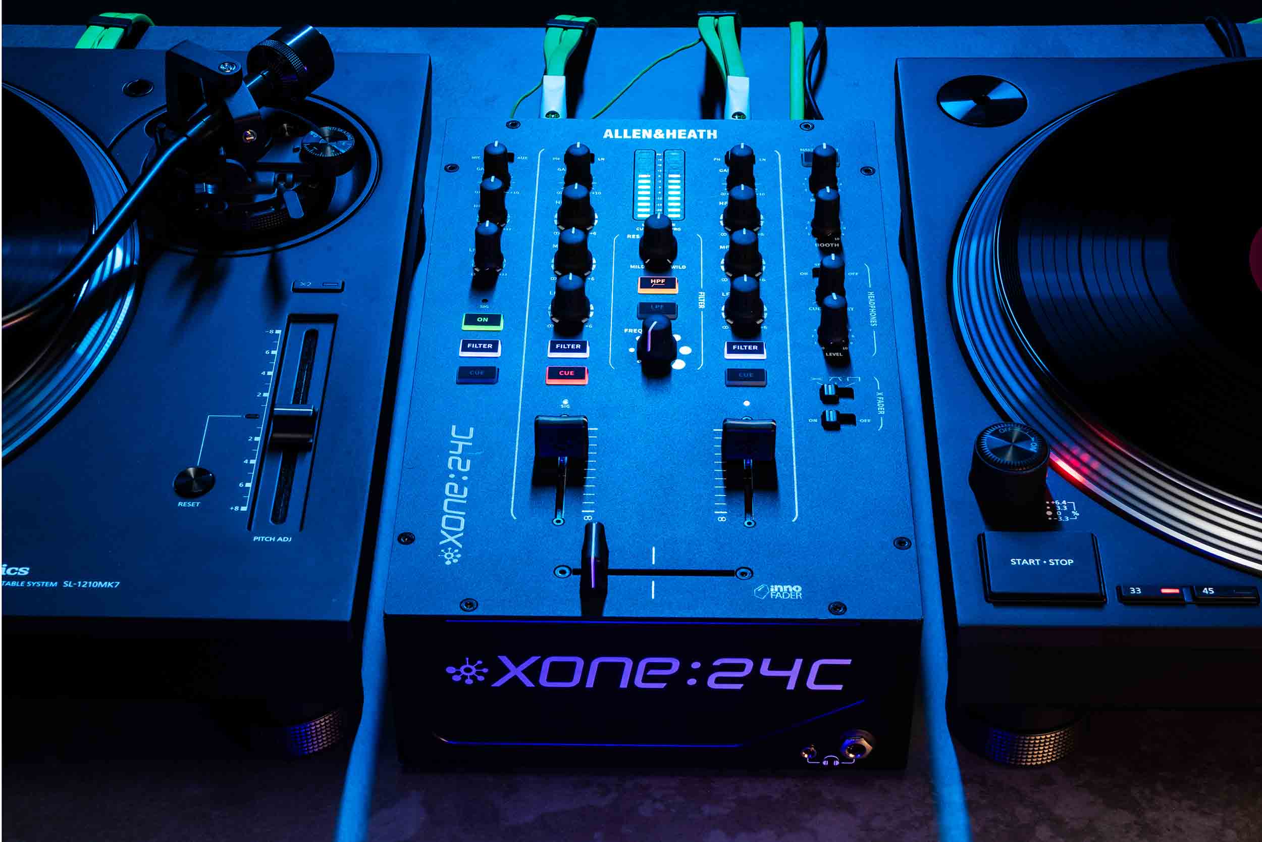 Allen & Heath XONE:24C, 2+1 Channel Analogue DJ Mixer with Interface by ALLEN & HEATH