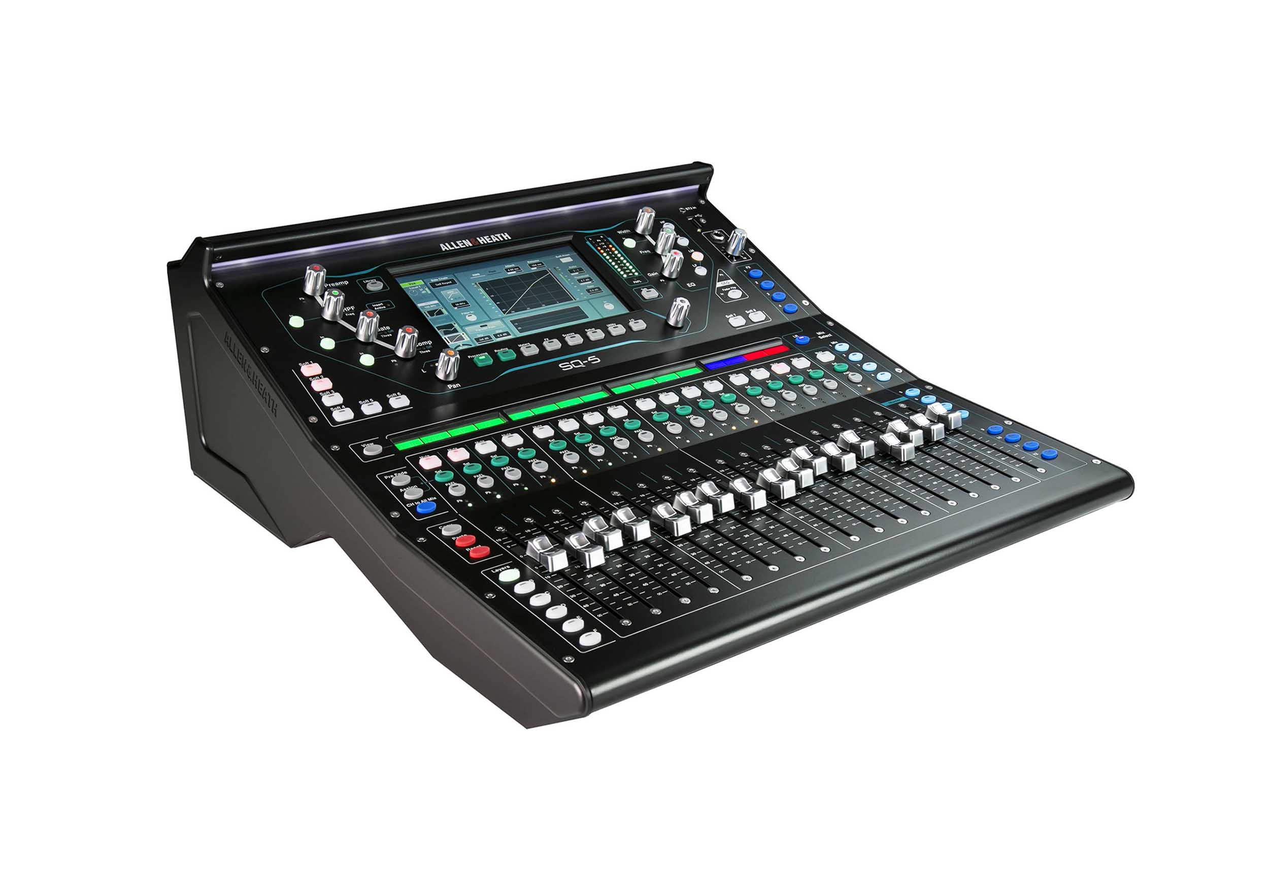 Allen & Heath SQ-5, 48-Channel Digital Mixer with 16+1 Motorized Faders by ALLEN & HEATH
