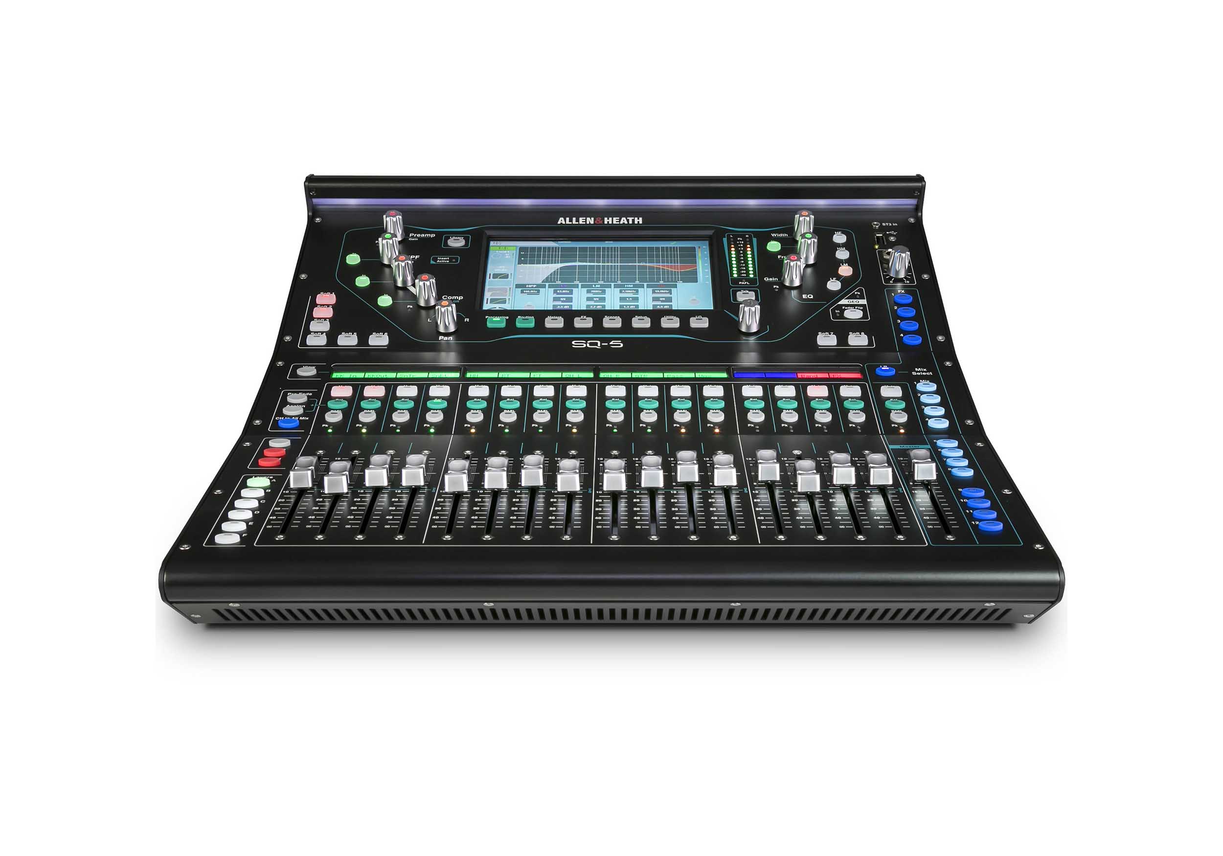 Allen & Heath SQ-5, 48-Channel Digital Mixer with 16+1 Motorized Faders by ALLEN & HEATH