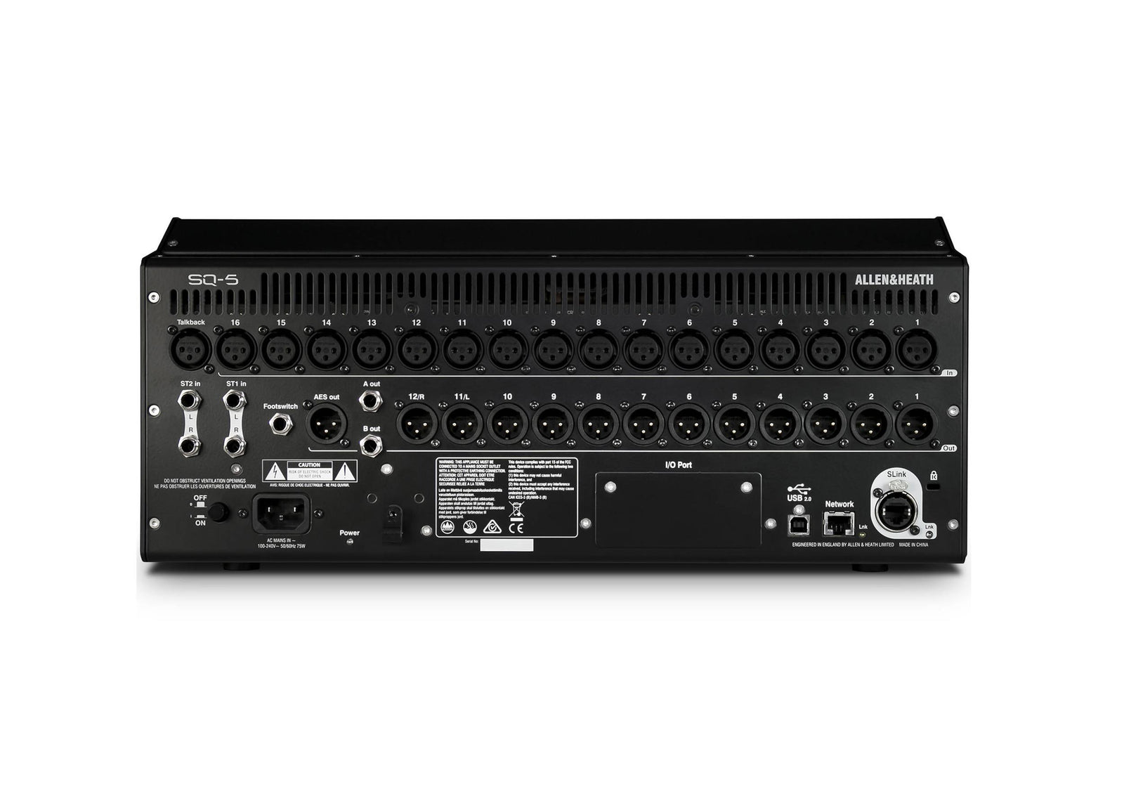Allen & Heath SQ-5, 48-Channel Digital Mixer with 16+1 Motorized Faders by ALLEN & HEATH