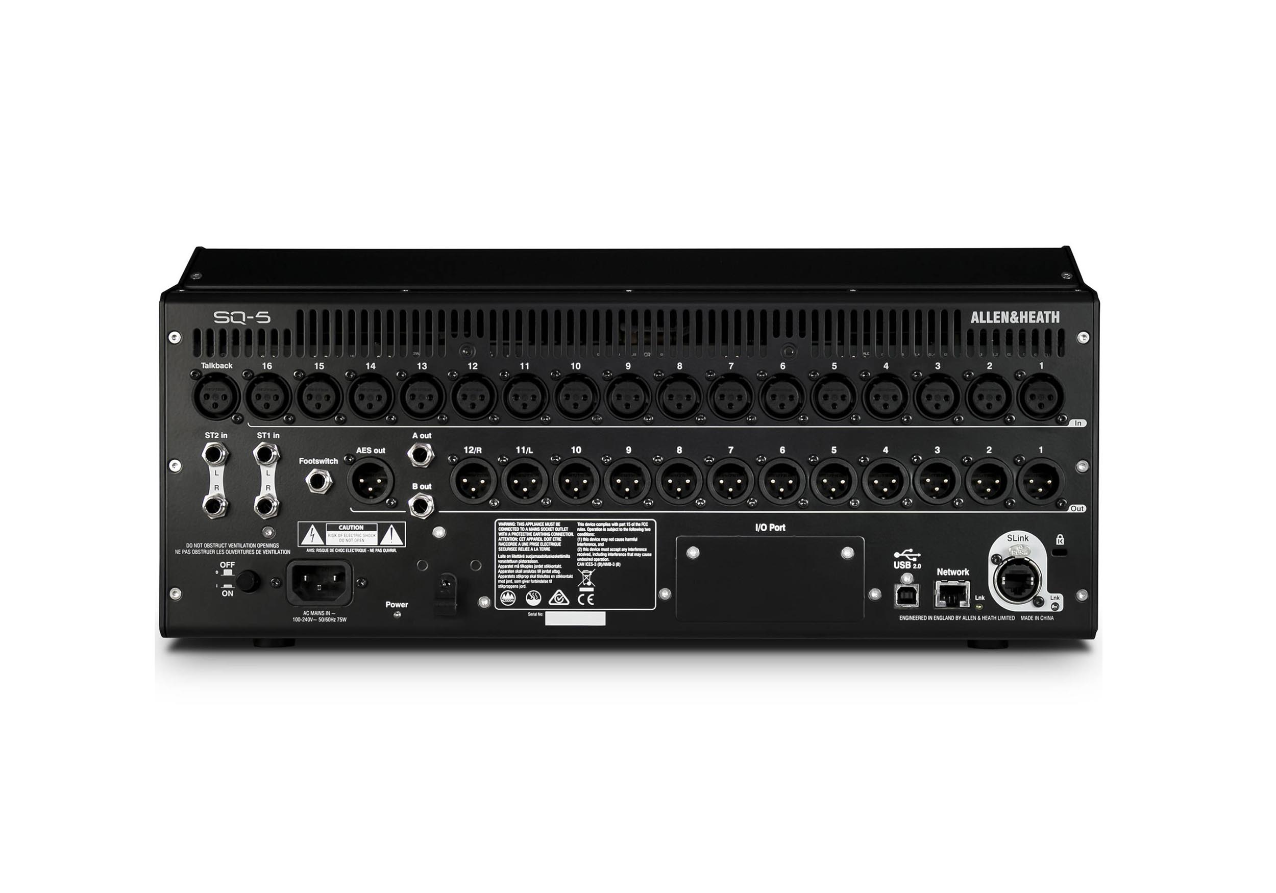 Allen & Heath SQ-5, 48-Channel Digital Mixer with 16+1 Motorized Faders by ALLEN & HEATH