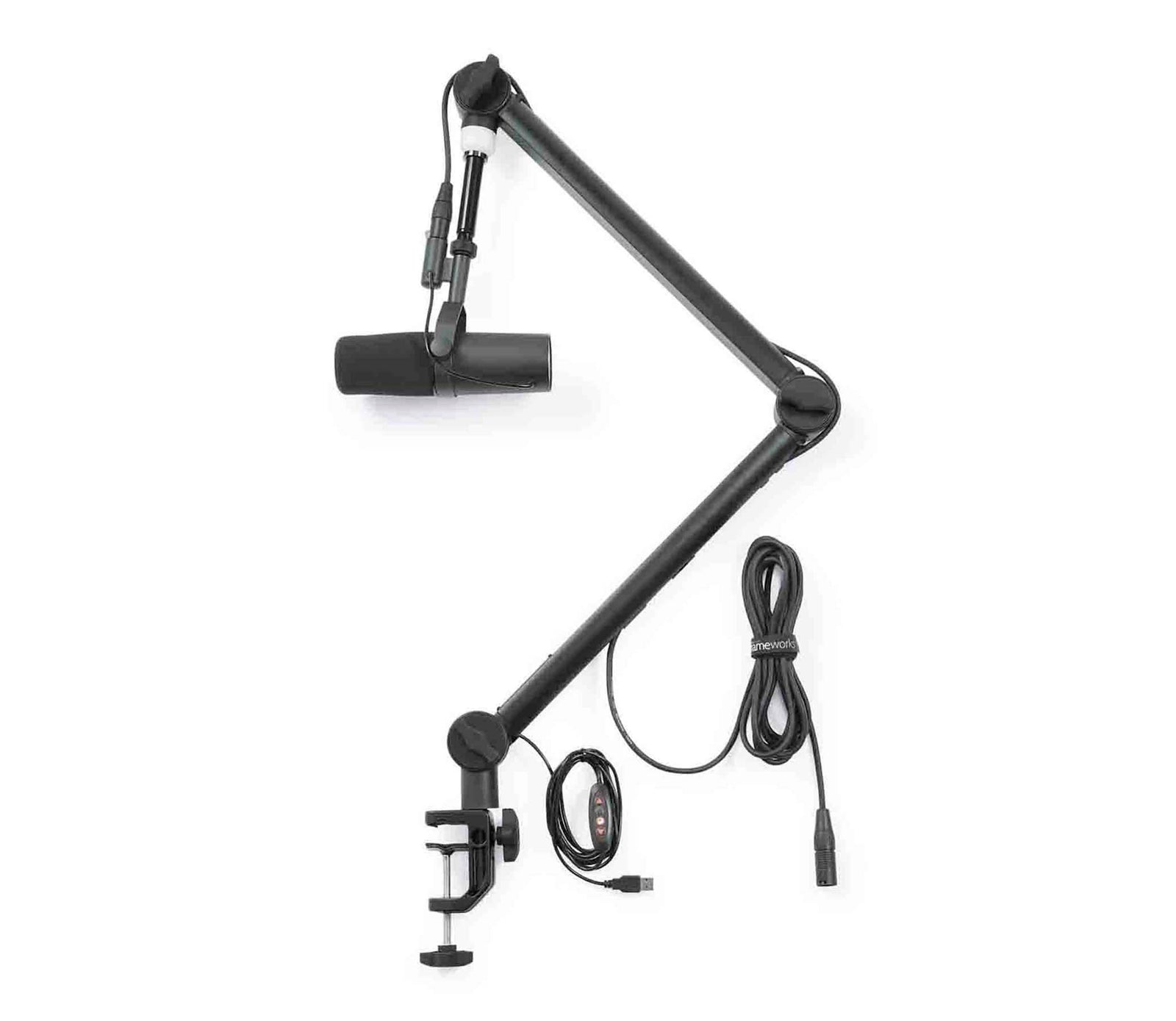Gator Frameworks GFW-MICBCBM4000 Professional Broadcast Boom Mic Stand with On-Air Indicator Light by Gator Cases