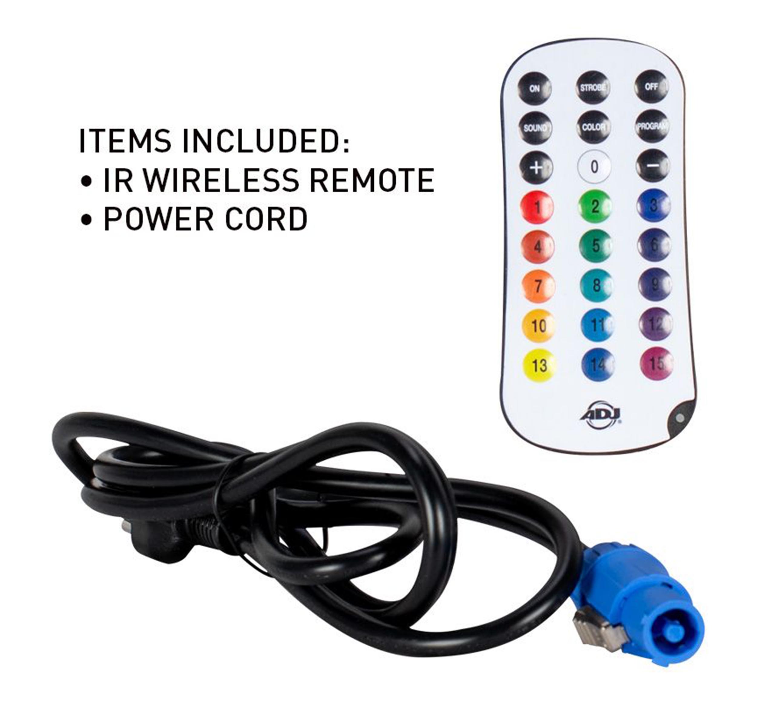 B-Stock: ADJ UBL9H, RGBAL+UV Linear Light Bar with Diffusion Filter - 9 LEDs