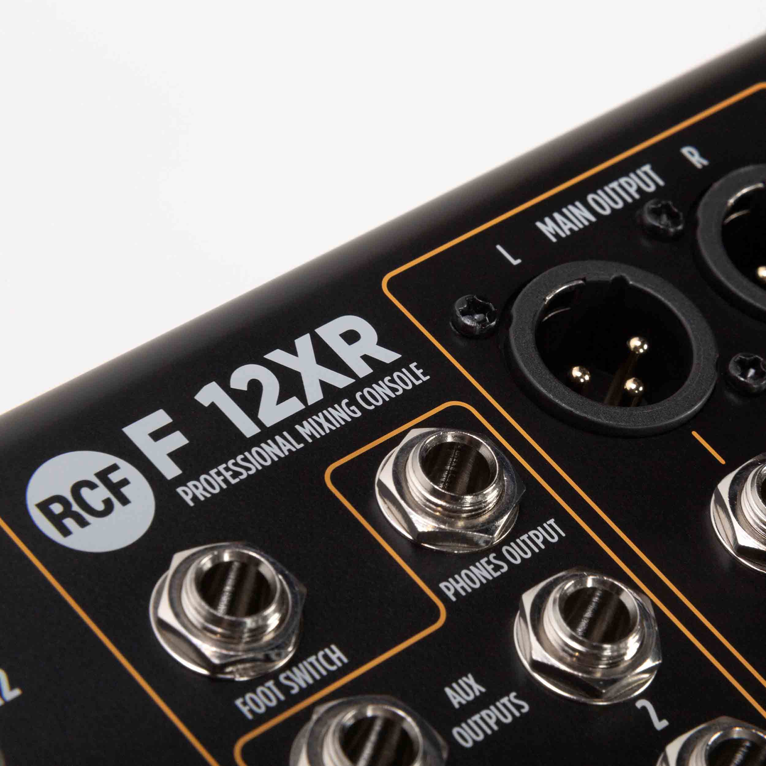 RCF F-12XR 12-Channel Mixing Console with Multi-FX and USB Recording by RCF
