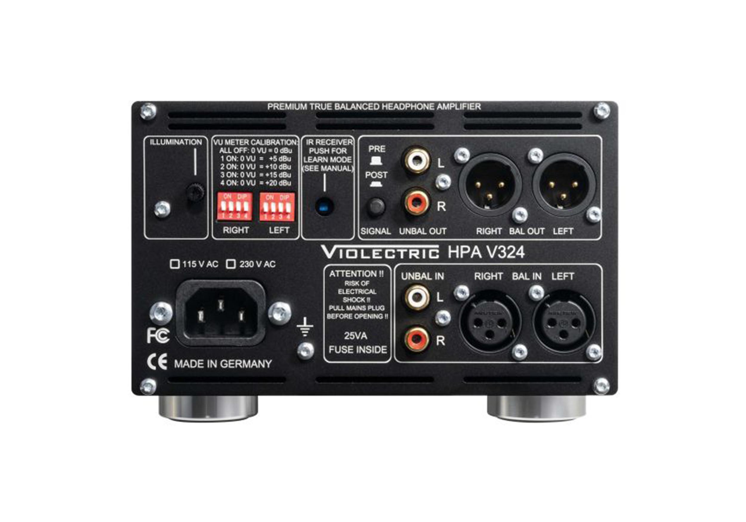 Violectric HPA-V324 Amplificateur casque véritablement symétrique - Noir