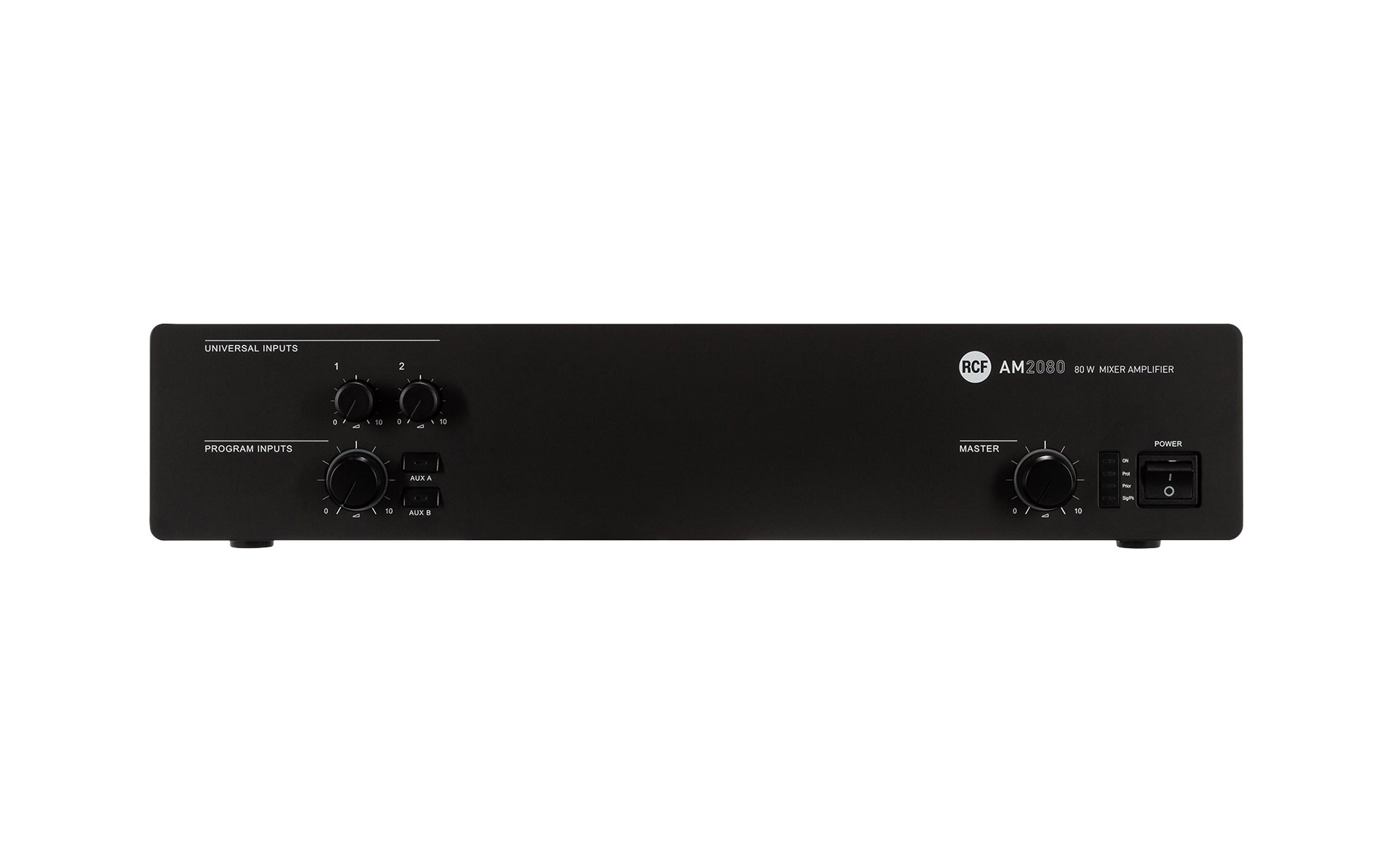 RCF AM2080 2-Input Digital Mixer Amplifier, 4 Ω / 70 V / 100 V - 80 W by RCF