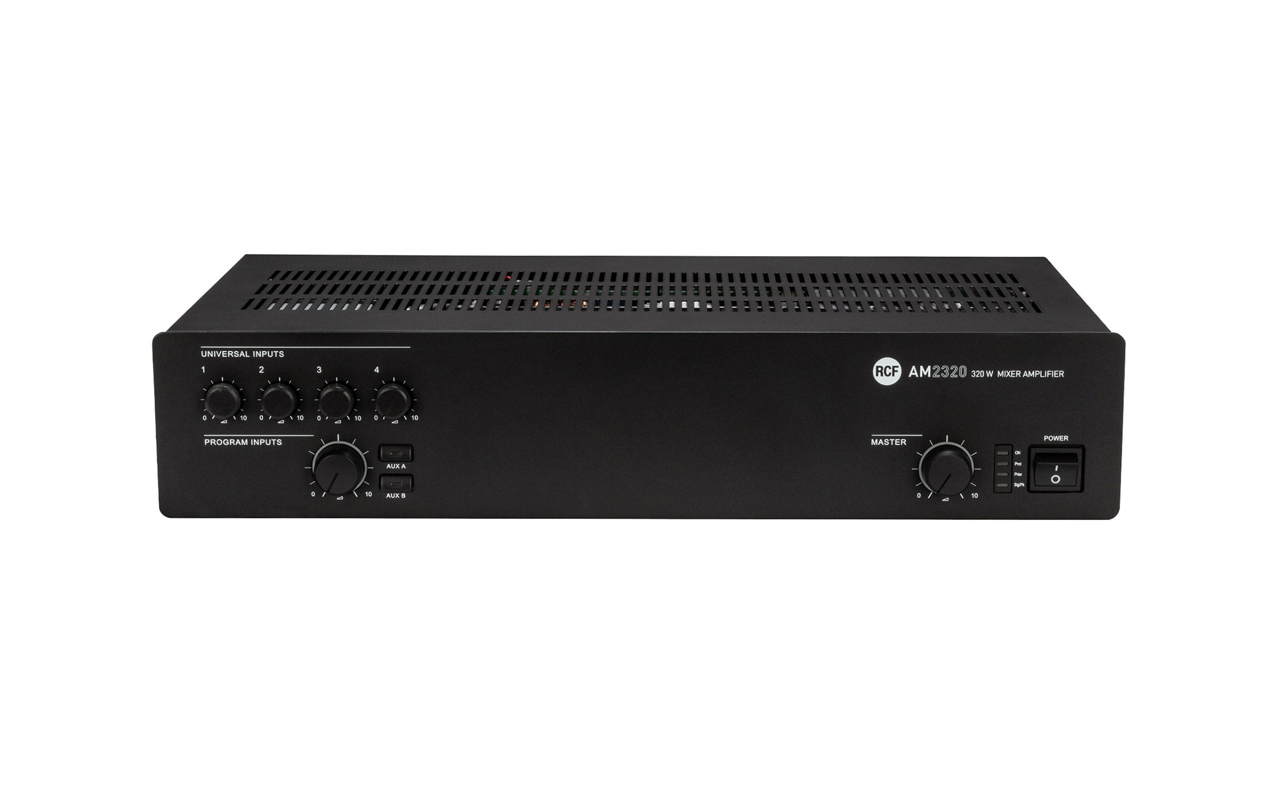 RCF AM2320 5-Input Digital Mixer/ Amplifier, 4 Ω/70/100V - 160 W by RCF