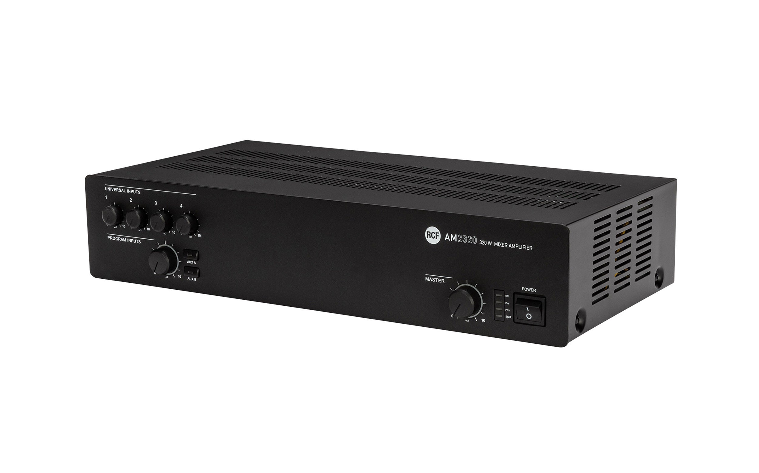 RCF AM2320 5-Input Digital Mixer/ Amplifier, 4 Ω/70/100V - 160 W by RCF