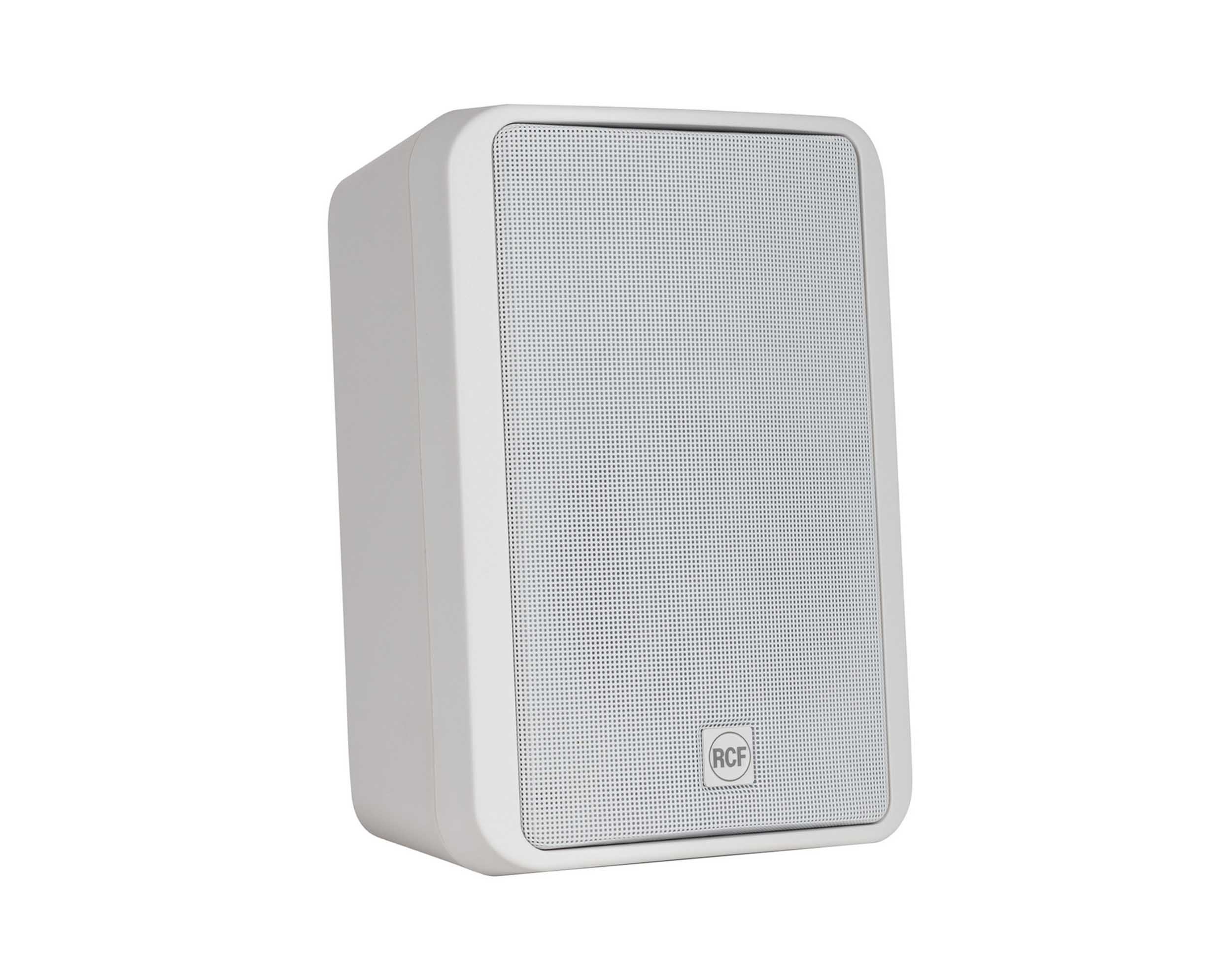 RCF MR50-T-W 5-Inch Two-Way Bass Reflex Passive Speaker with Line Transformer White 240 Watt - Pair by RCF
