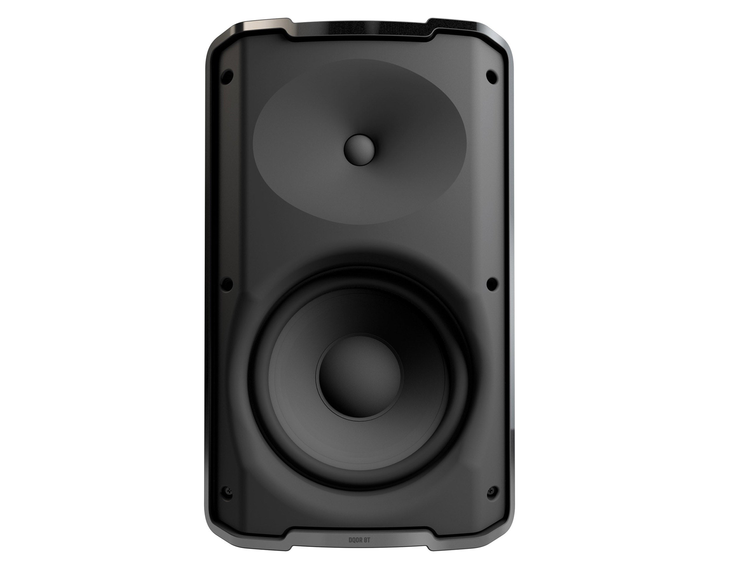LD Systems DQOR8TB 16 Ohm Two-way Passive Indoor/Outdoor Installation Loudspeaker with 8-inch Woofer - Black by LD Systems