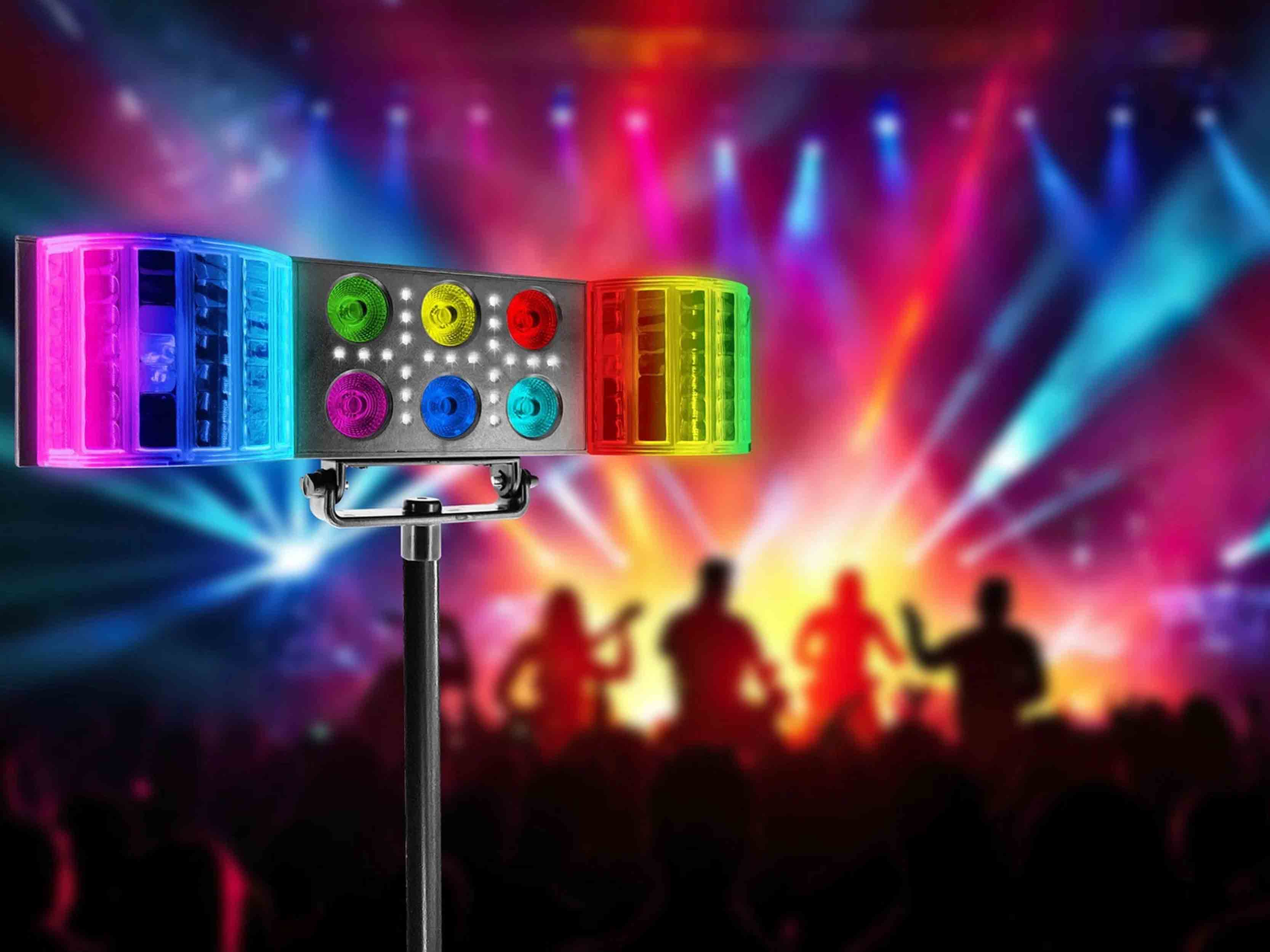 Technical Pro LGT22 DJ 3-in-1 Light Bar with Tripod Stand - Black