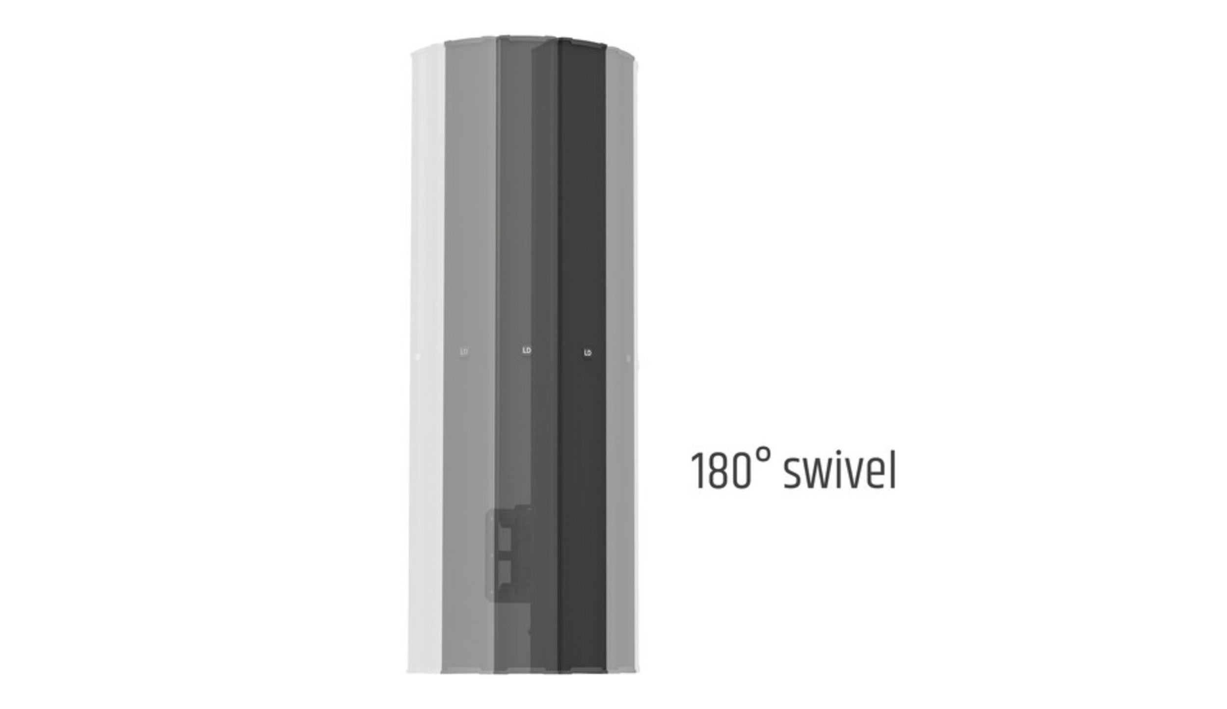 LD Systems MAUII1WMBT Tilt-and-Swivel Wall Mount for MAUI i1 - Black by LD Systems
