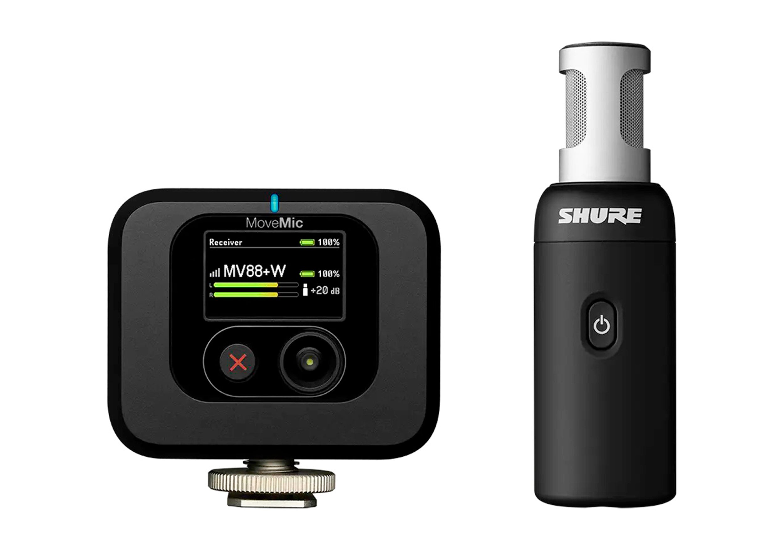 Shure MV88+W-KIT-Z7 Wireless Video Microphone System with Receiver Kit for Mobile Devices and Cameras