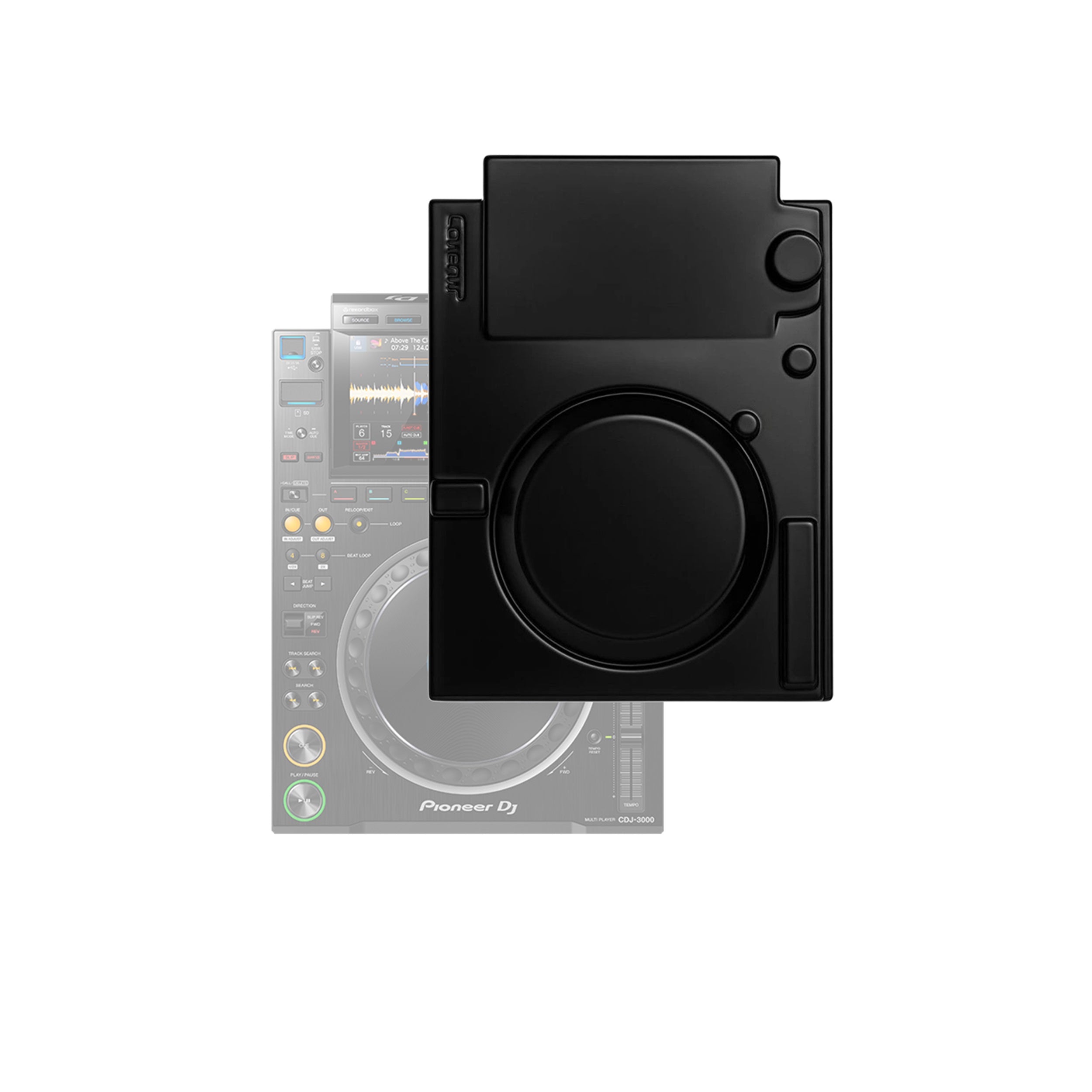 B-Stock: DJ SKIN Protective Plexiglass Cover for CDJ 3000 - Black Matte by DJ Skin