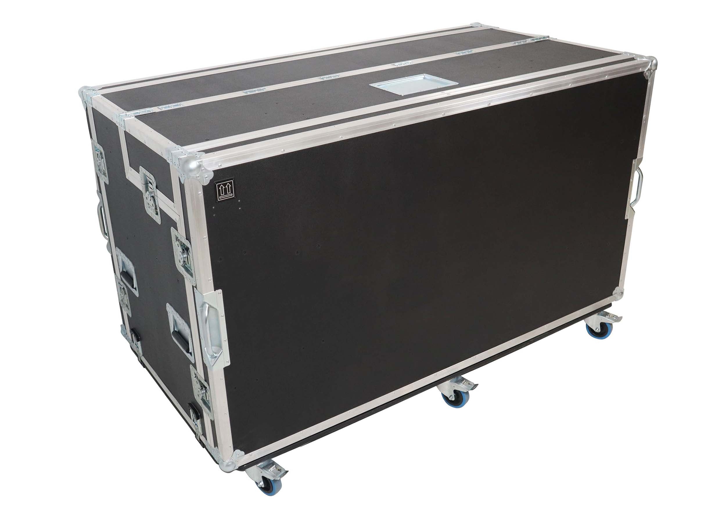 Santosom XSM-AVATEM1M 3X8U 3X3U Video Controller Flight Case for Blackmagic ATEM 1 M/E Panel with 2 Screens by Santosom