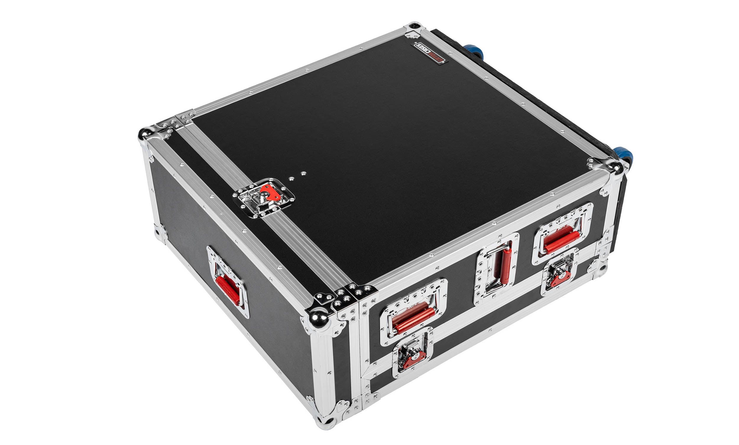 Gator GTOUR-X32CMPCT ATA-Style Flight Case for Behringer X32 Compact Mixer with Wheels - Doghouse Included by Gator Cases