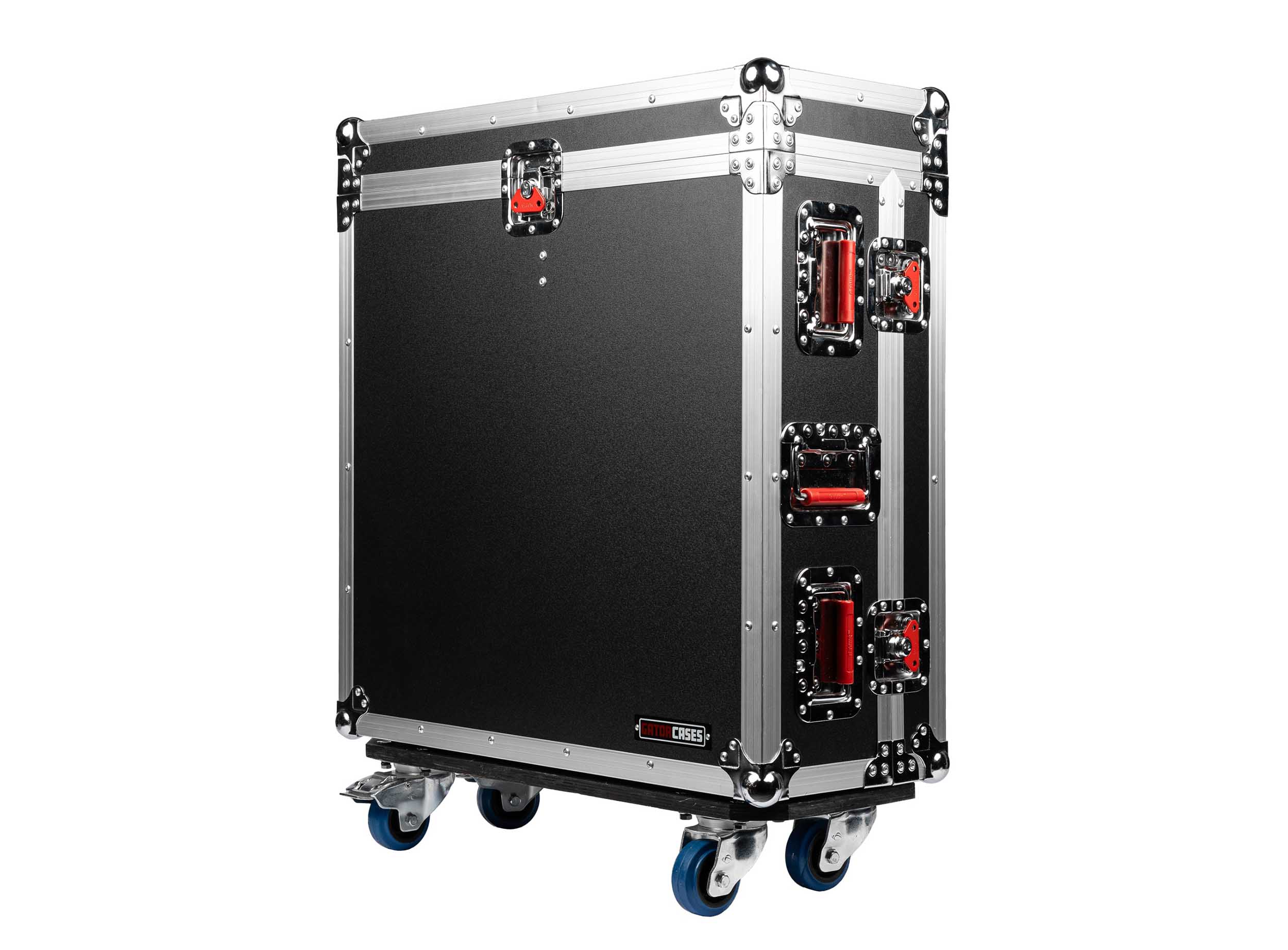 Gator GTOUR-X32CMPCT ATA-Style Flight Case for Behringer X32 Compact Mixer with Wheels - Doghouse Included by Gator Cases