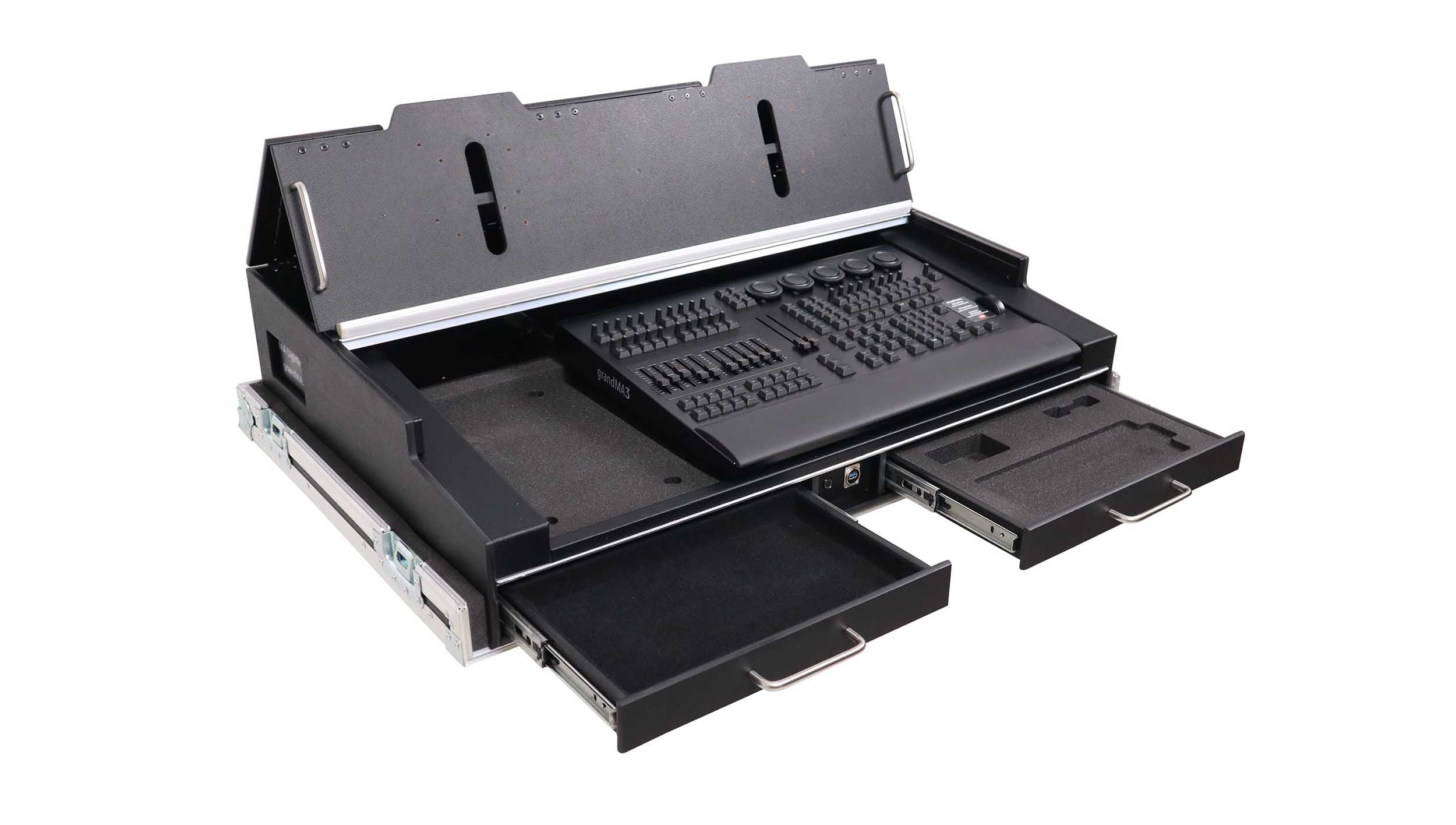 Santosom XSM-GMA3onPC Flight Case for GrandMA3 onPC Command Wing & Fader Wing by Santosom