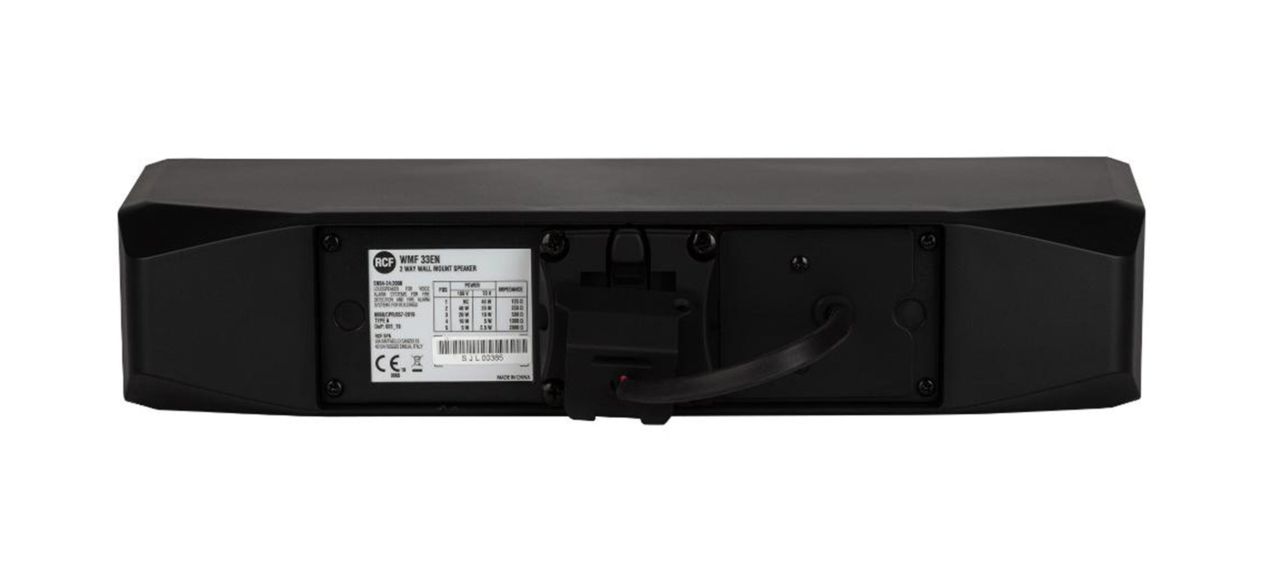 RCF WMF33-EN Dual 3-Inch 2-Way Passive Wall Mount Speaker - 160W by RCF
