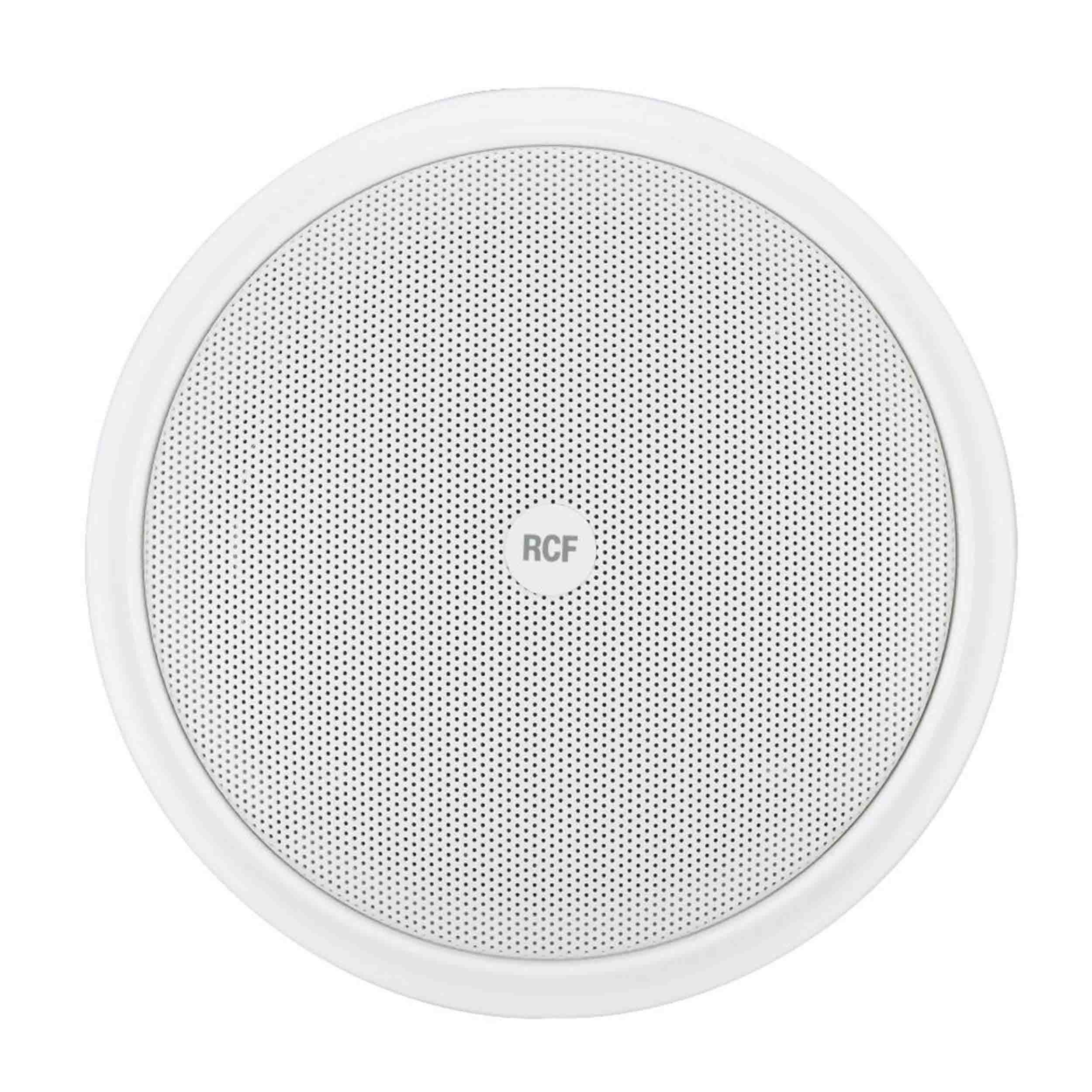 RCF PL 50EN 5-Inch Ceiling Speaker Metal Fire Dome White - 70-100V by RCF