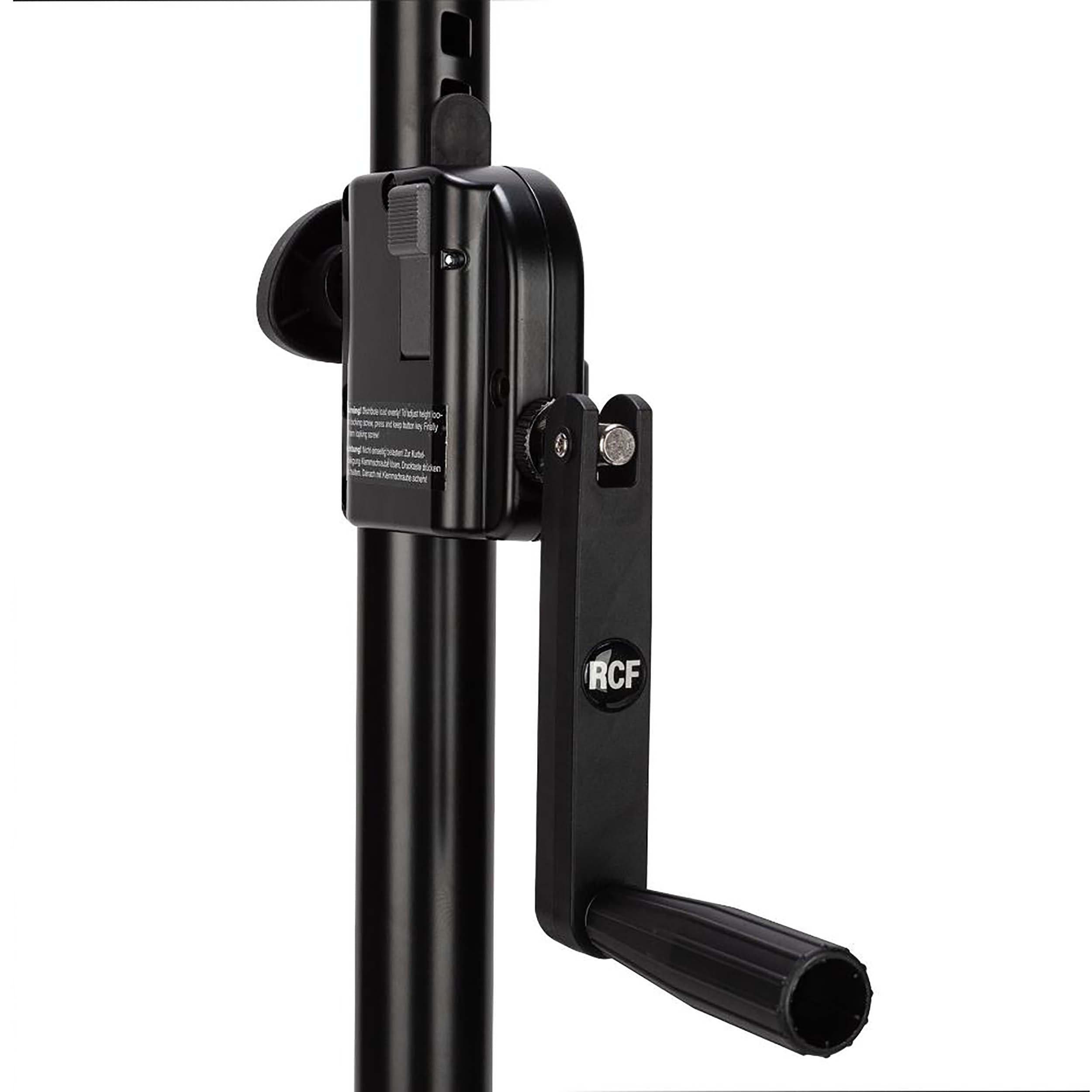 RCF AC PMX Heavy-Duty Adjustable Steel Speaker Pole Mount - Black by RCF