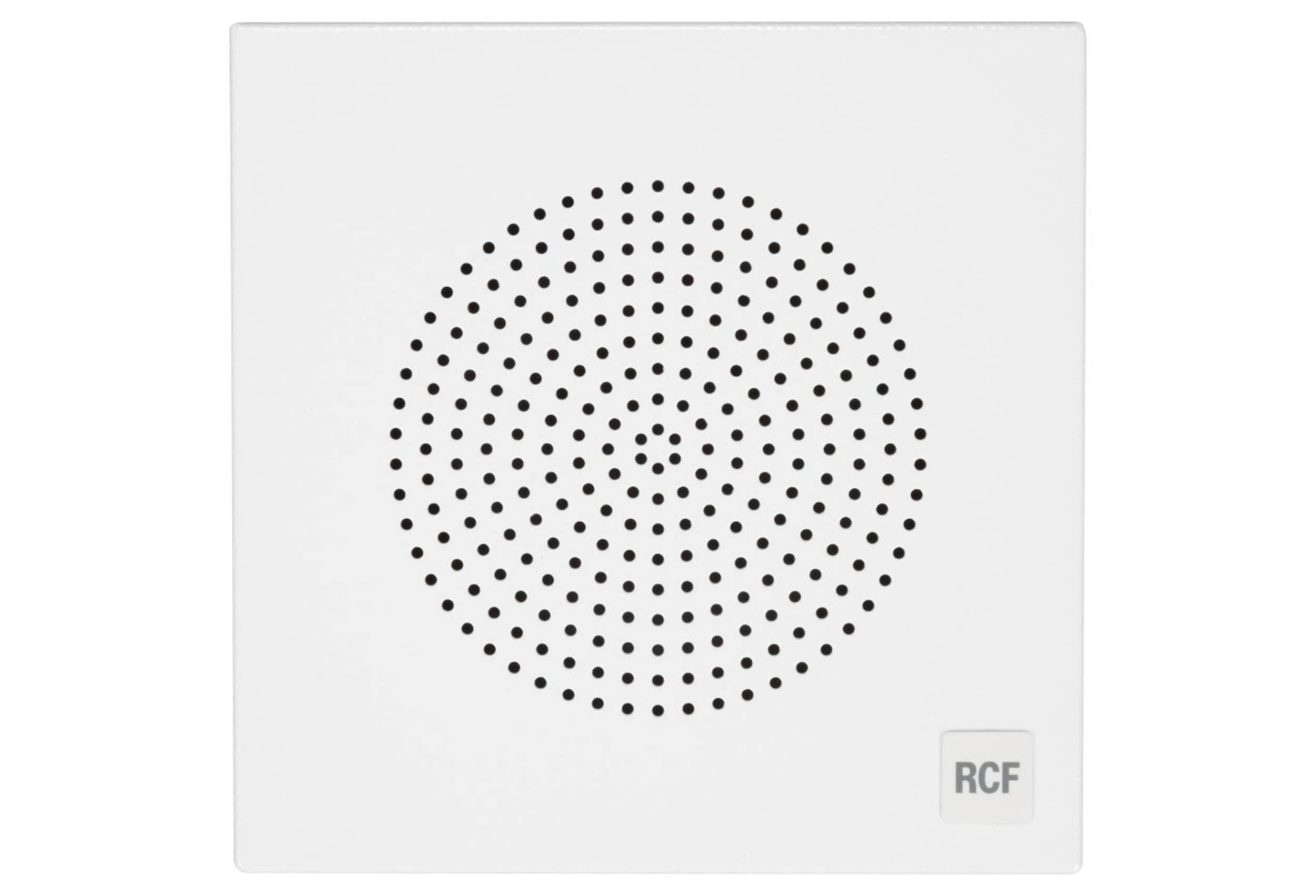RCF DU 50EN 5-Inch Wall and Ceiling Universal Steel Speaker White - 70-100V by RCF