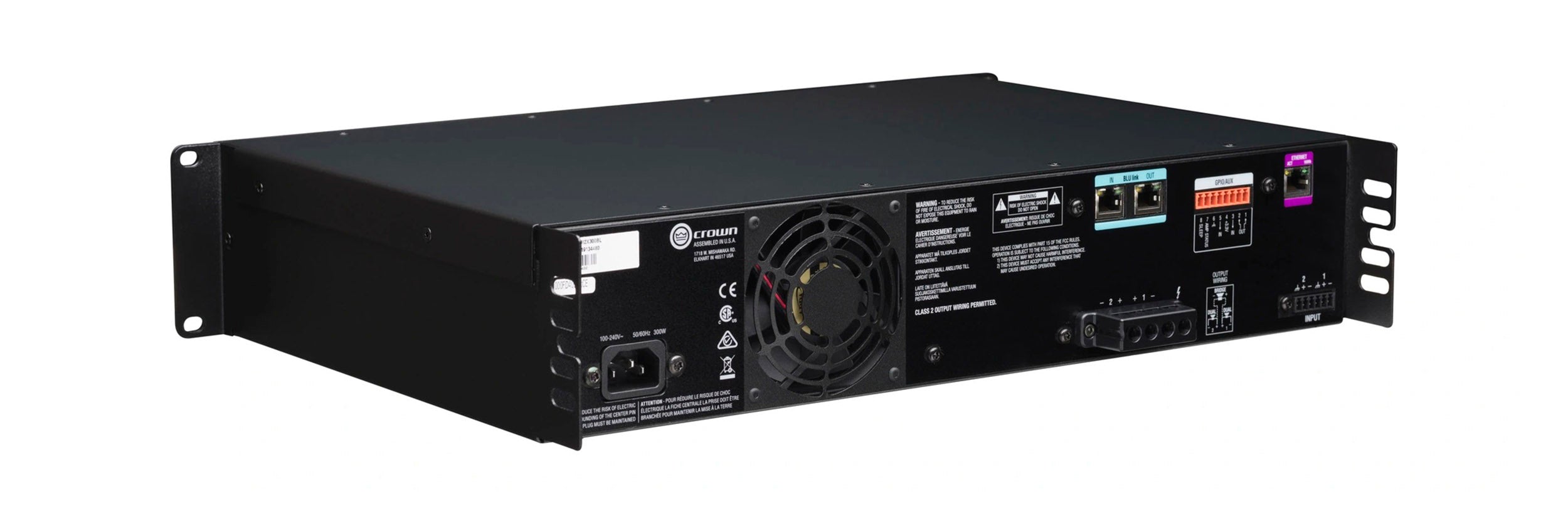 Crown CDI2X300BL 2-Channel Drive Core Series Power Amplifier - 300W by Crown