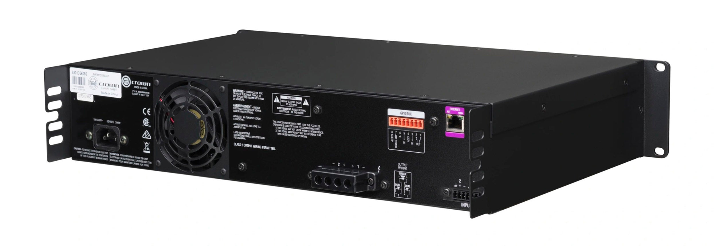 Crown CDI2X600 2-Channel Drive Core Series Power Amplifier - 600W by Crown