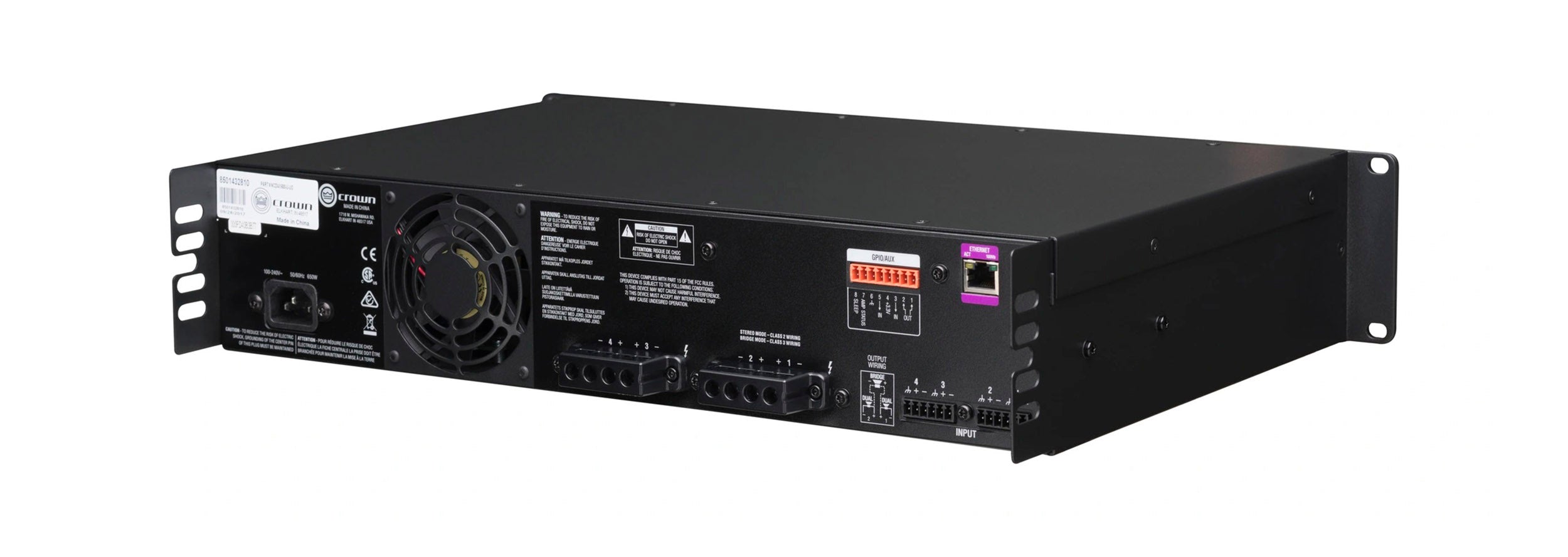 Crown CDI4X600 4-Channel Drive Core Series Power Amplifier - 600 Watt by Crown