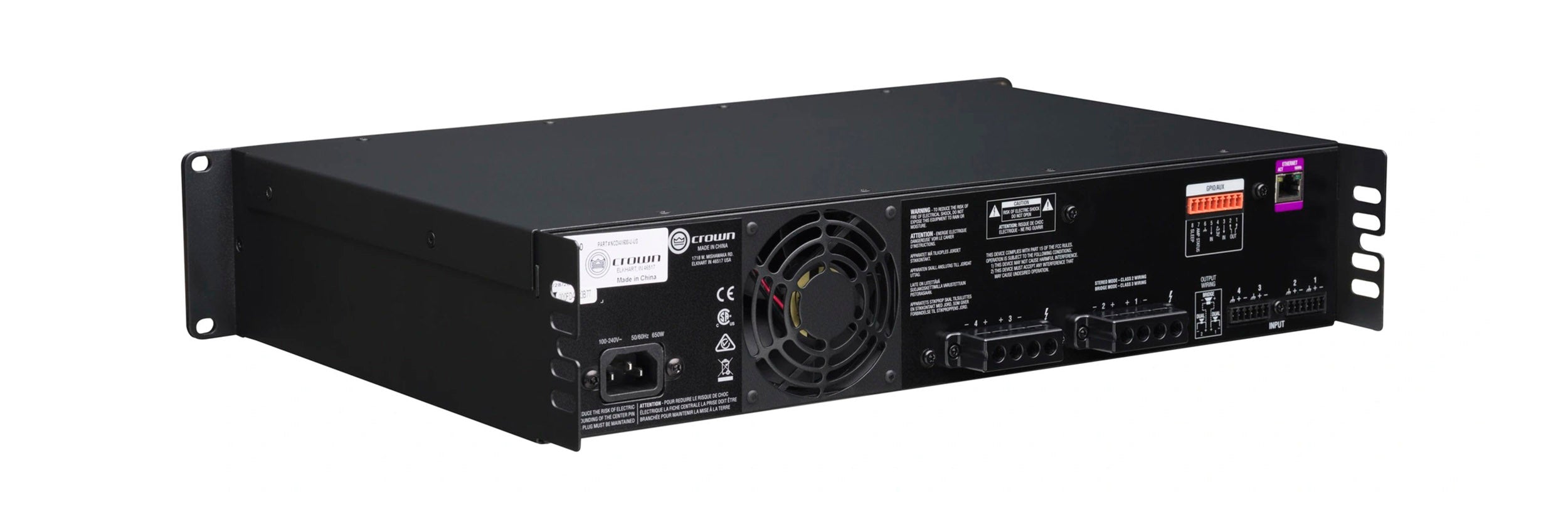 Crown CDI4X600 4-Channel Drive Core Series Power Amplifier - 600 Watt by Crown