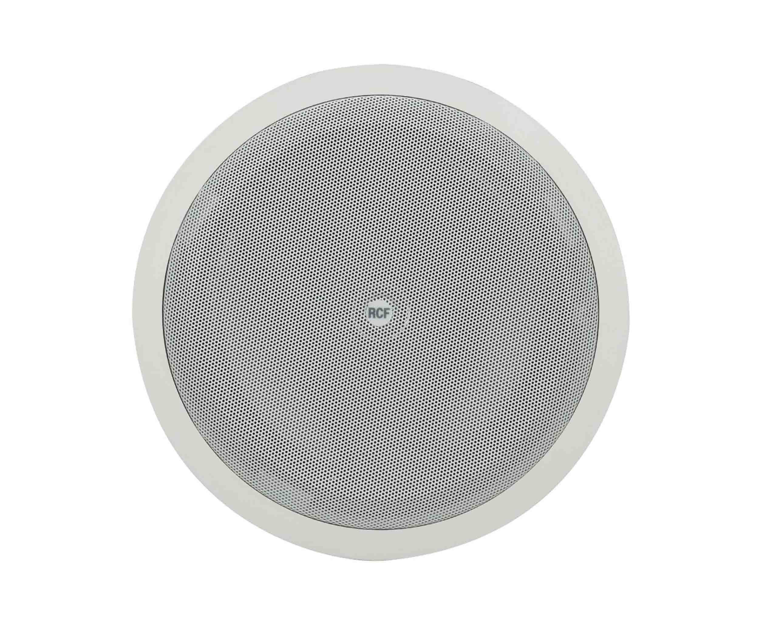 RCF PL8X 2-Way Coaxial Ceiling Passive Speaker with Transformer 8" Woofer, 80W - 70/100V by RCF