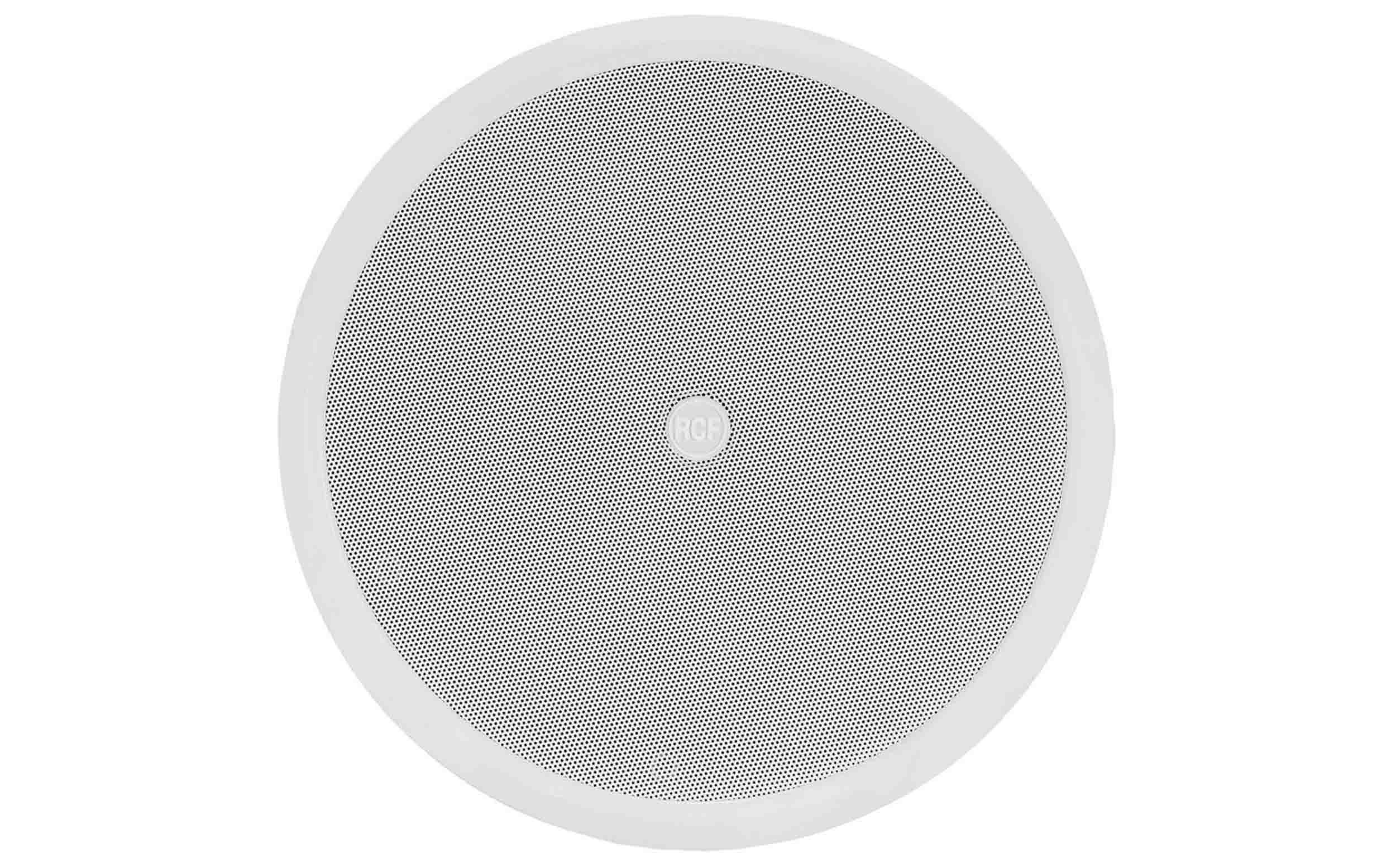 RCF CMR-60T-W 6.5-Inch Two-Way Ceiling Monitor Speaker with Transformer White - 80 Watt by RCF