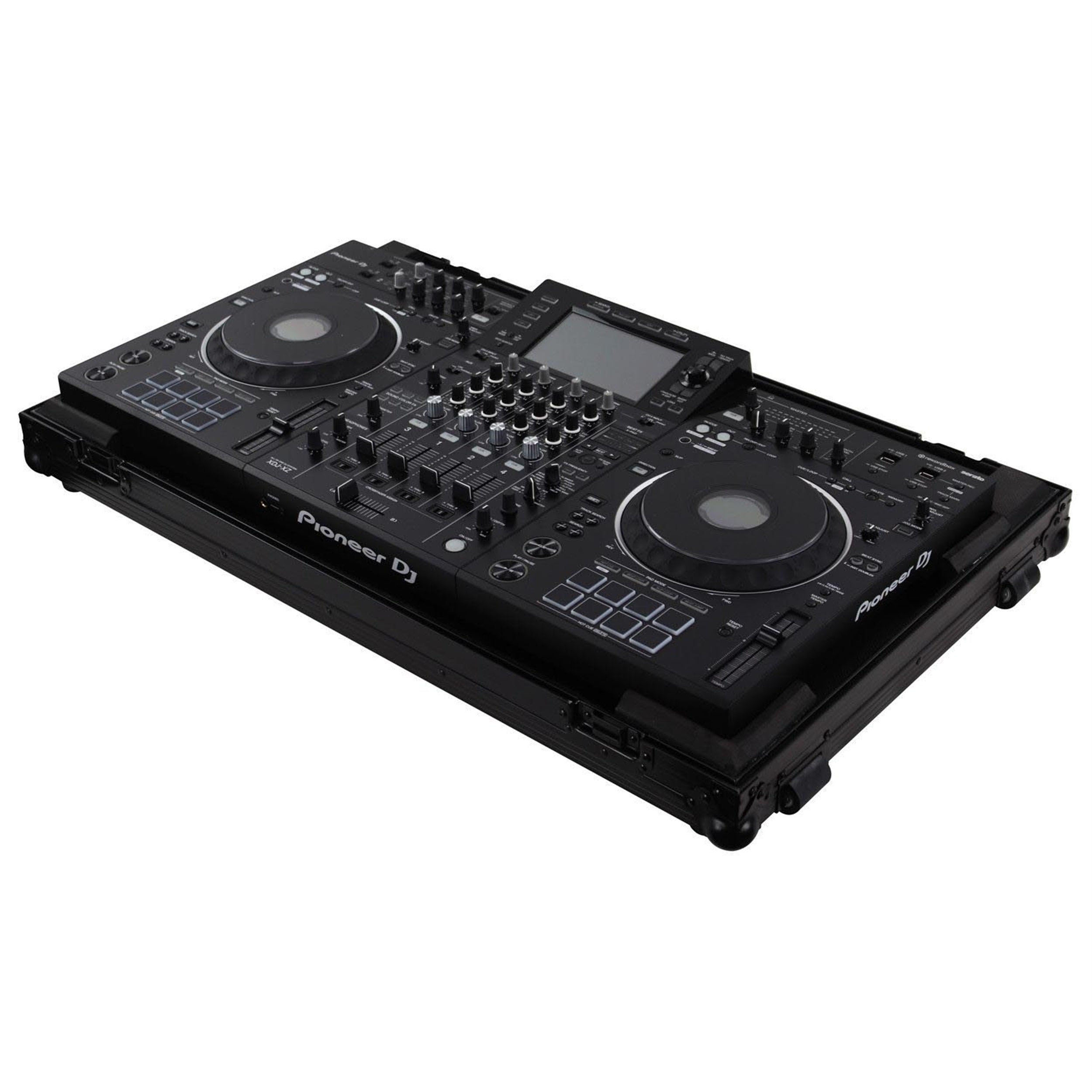 B-Stock: Odyssey FZPIXDJXZWBL Black Label Low Profile Case for Pioneer XDJ-XZ DJ System with Wheels by Odyssey