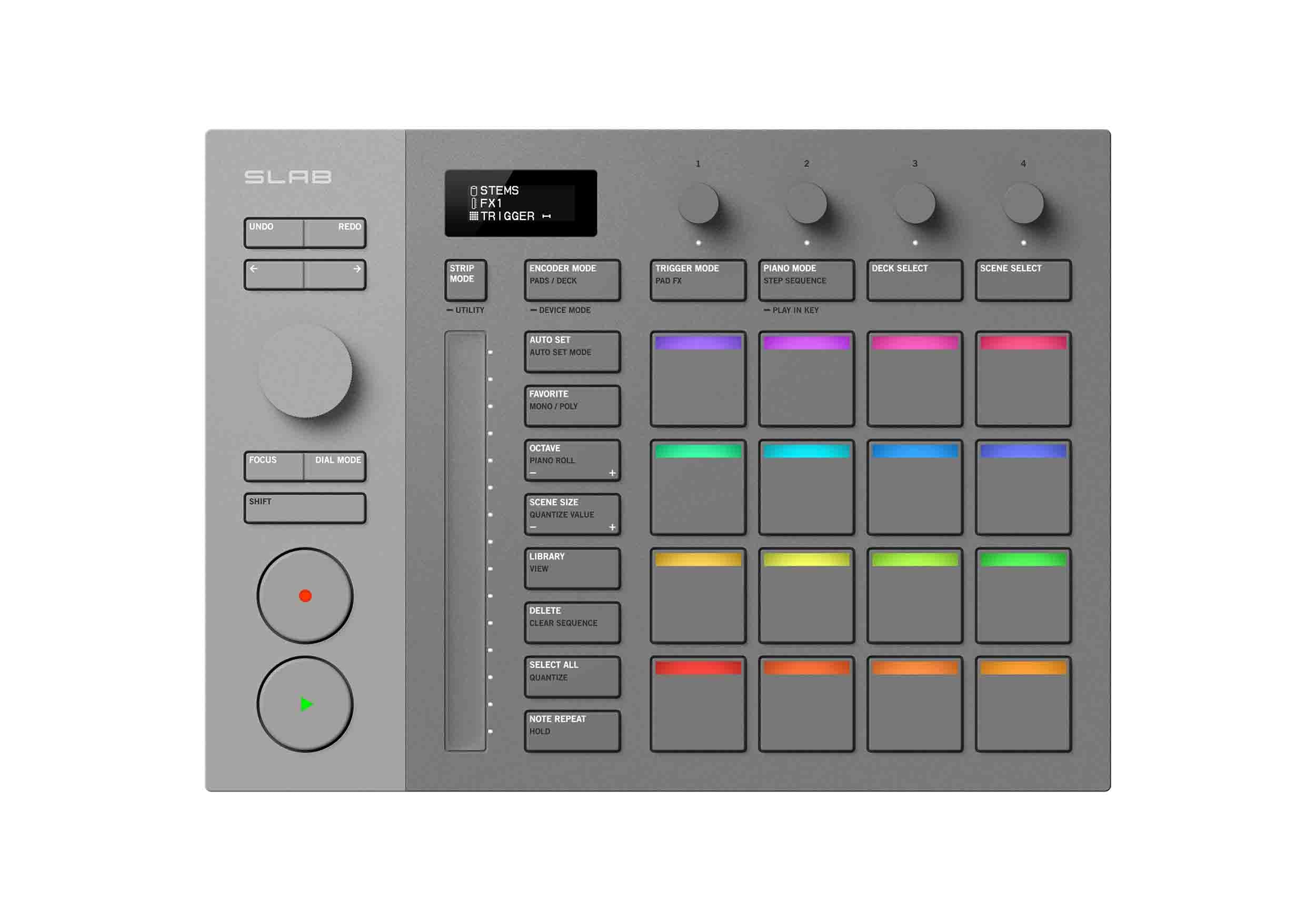 AlphaTheta SLAB MIDI Pad Controller for Serato Studio
