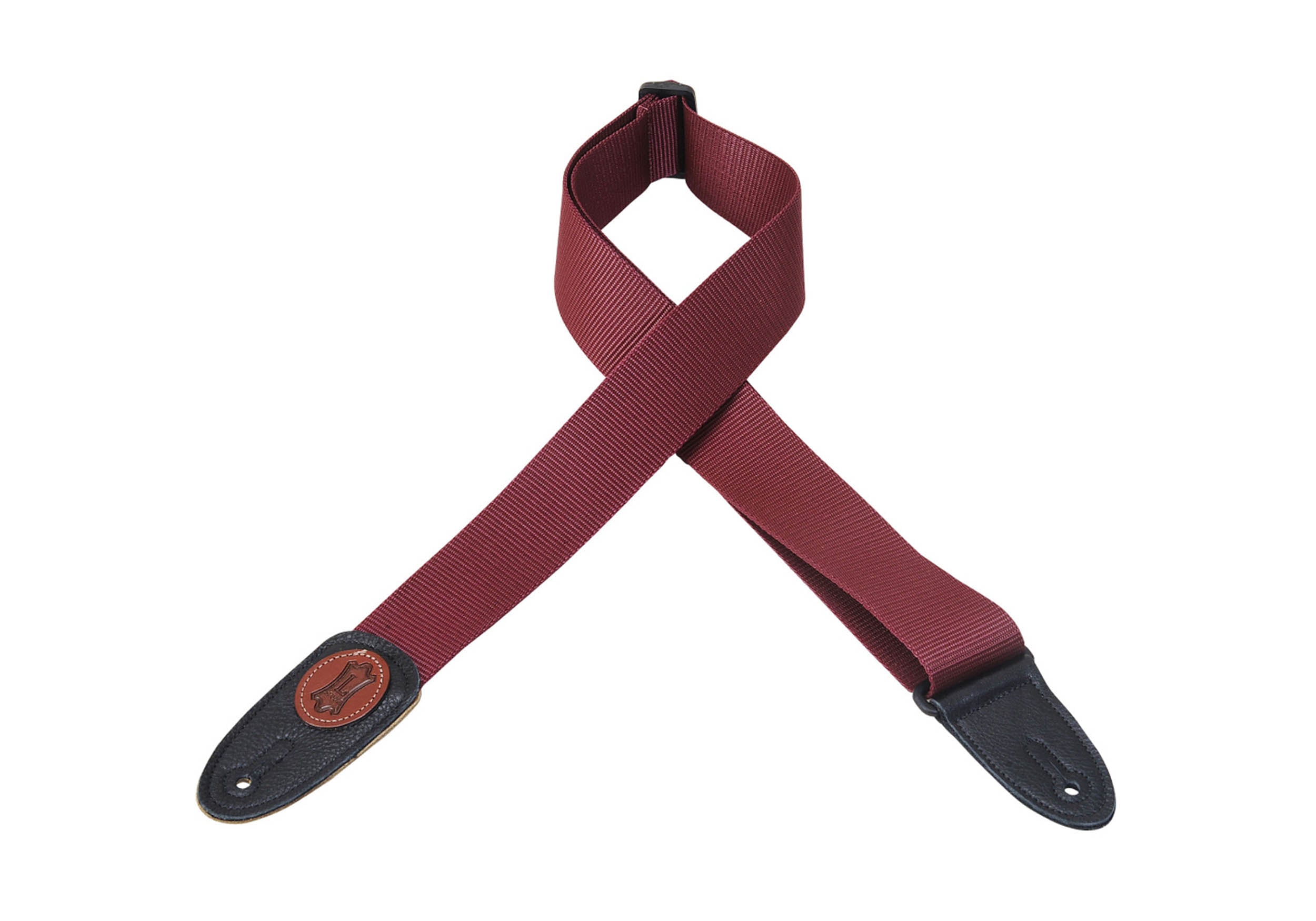 Levy's MSS8-BRG, 2-Inch Wide Soft-hand Polypropylene Guitar Strap - Burgundy by Levy's