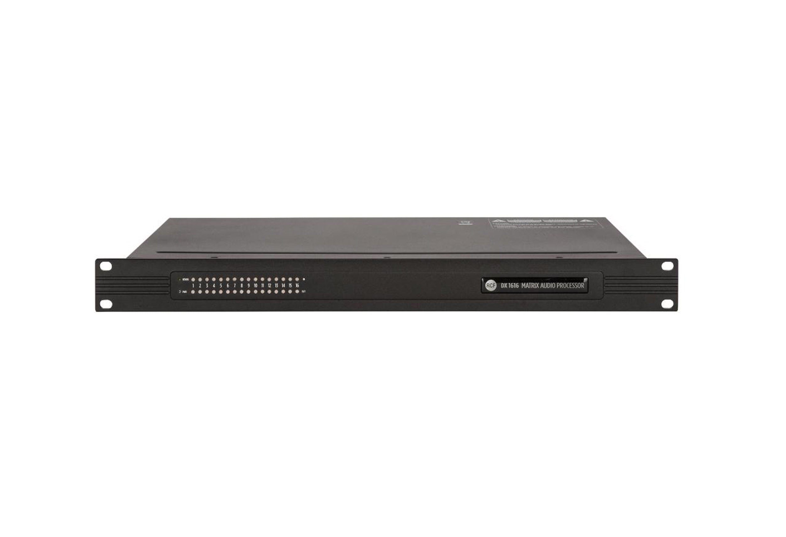RCF DX-1616 High-Performance 16×16 Matrix Audio Processor - Black by RCF