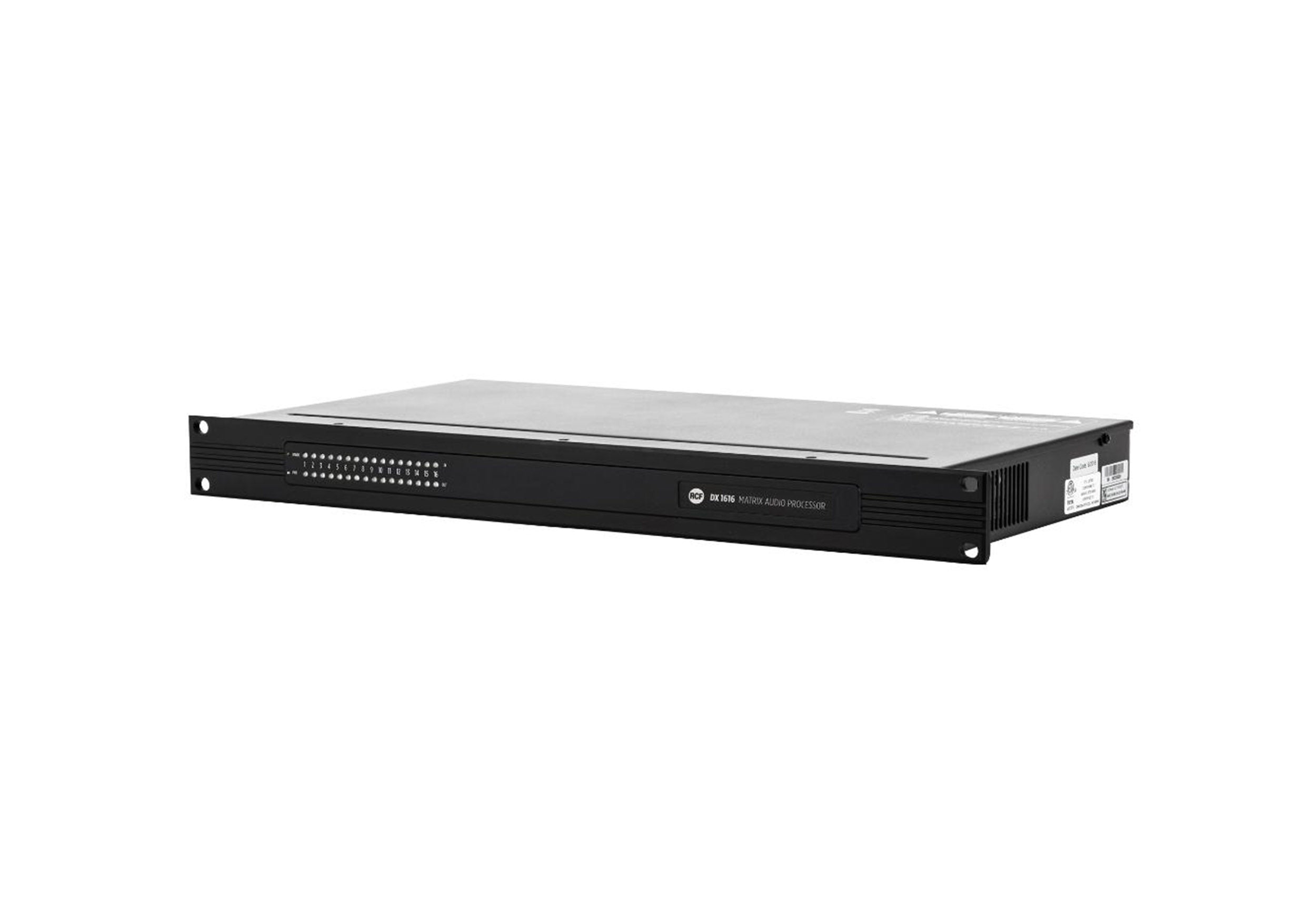 RCF DX-1616 High-Performance 16×16 Matrix Audio Processor - Black by RCF