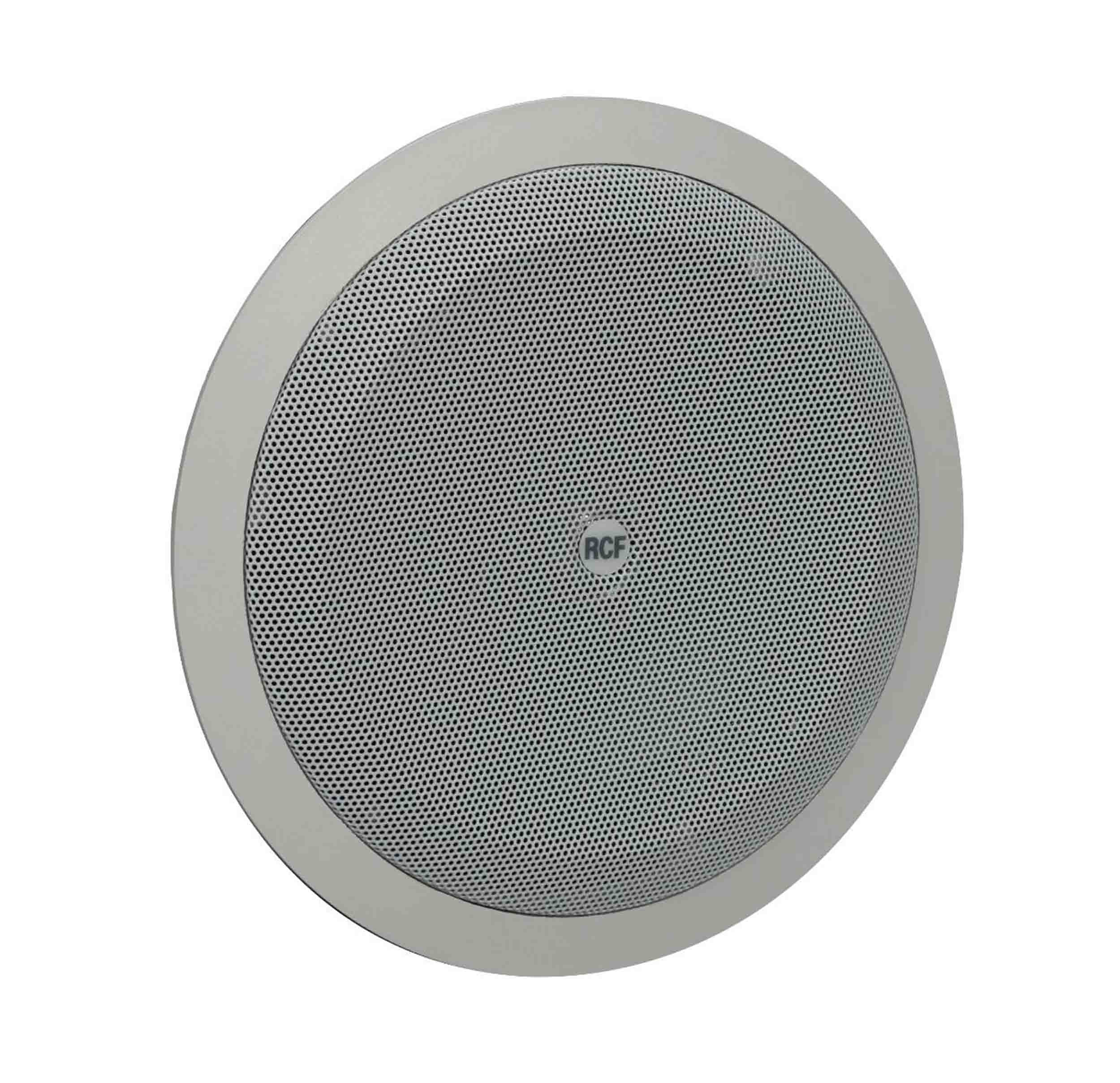 RCF PL 6X Coaxial Ceiling Speaker with 6-Inch Woofer - White by RCF