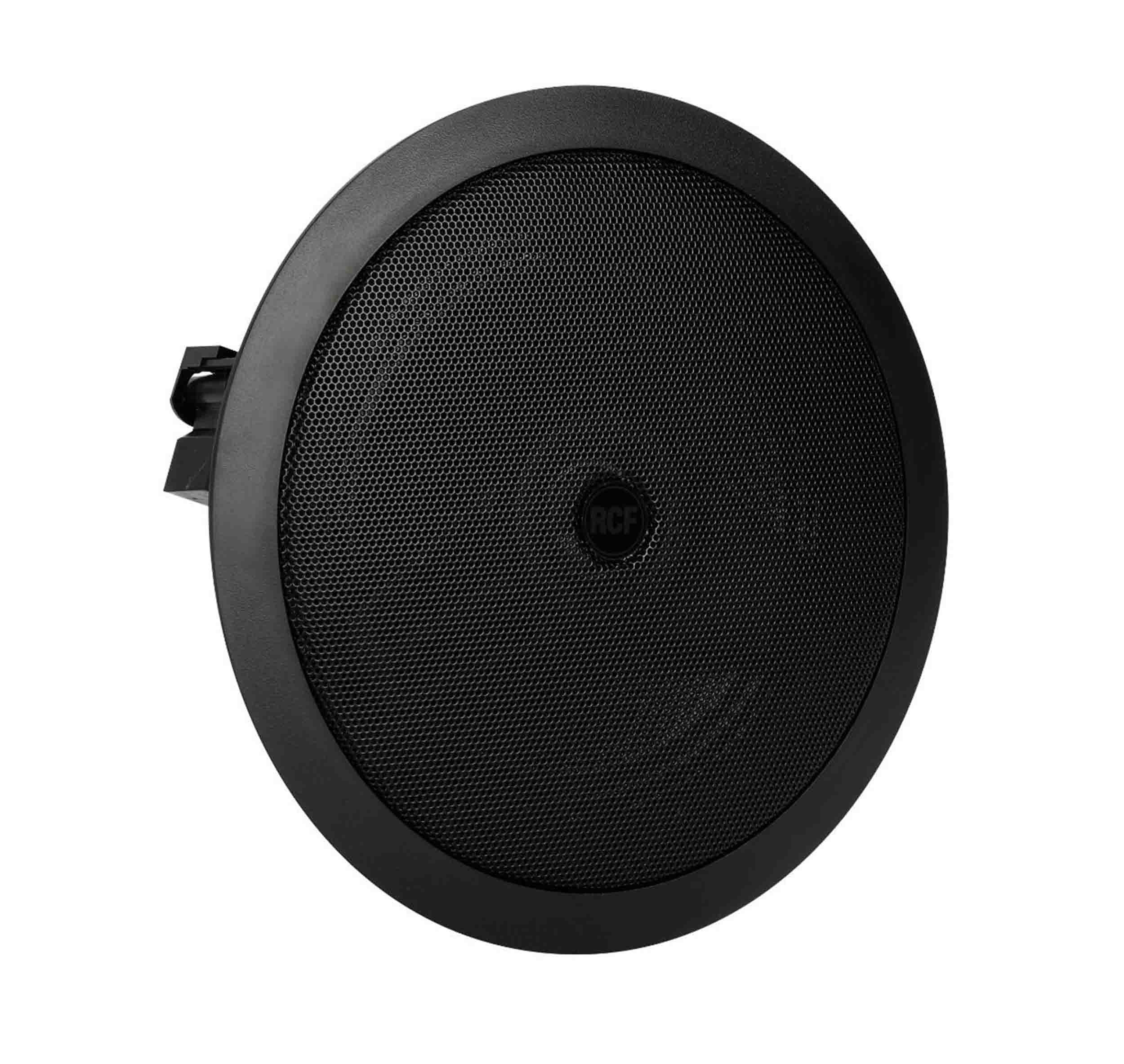 RCF PL 6X B Coaxial Ceiling Speaker with 6-Inch Woofer - Black by RCF