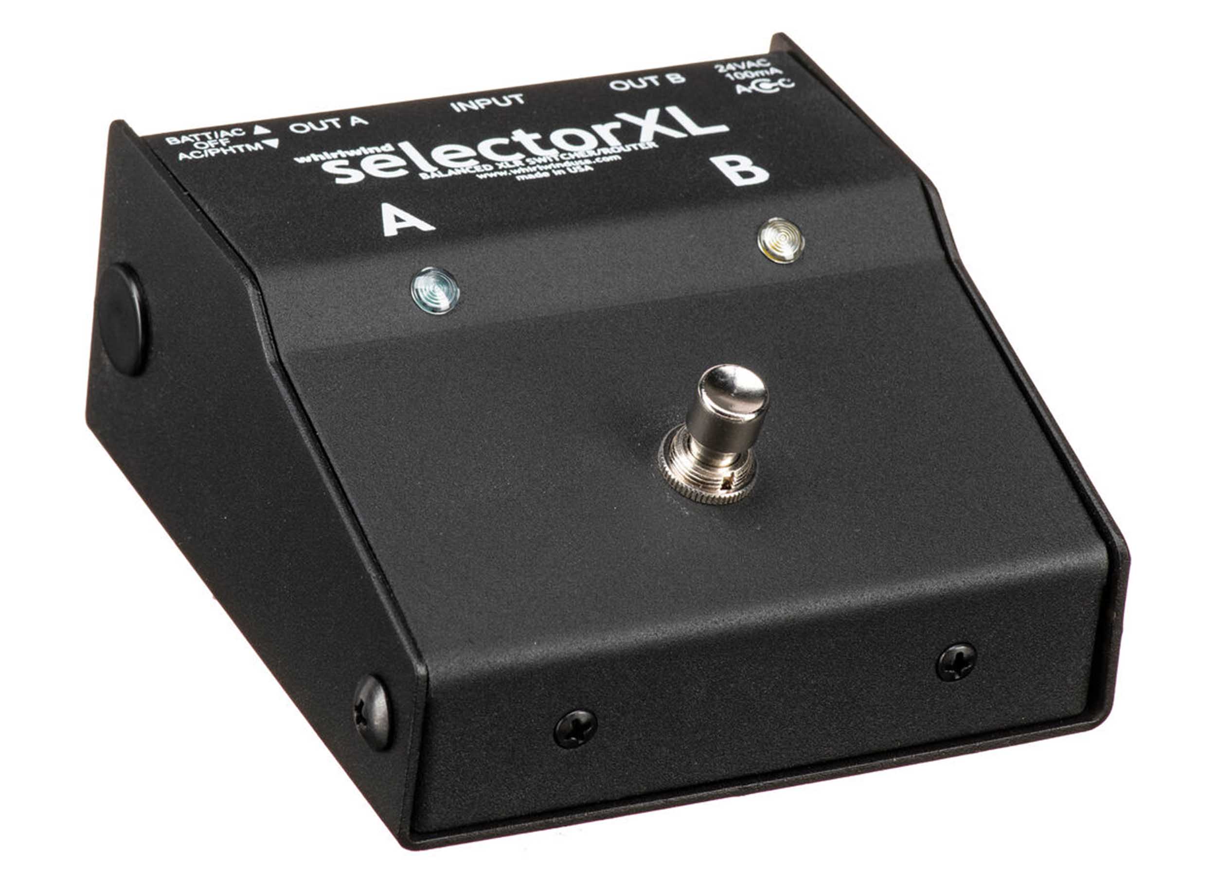 Whirlwind SELXL Footswitch Microphone Output Controller with XLR I/O by Whirlwind