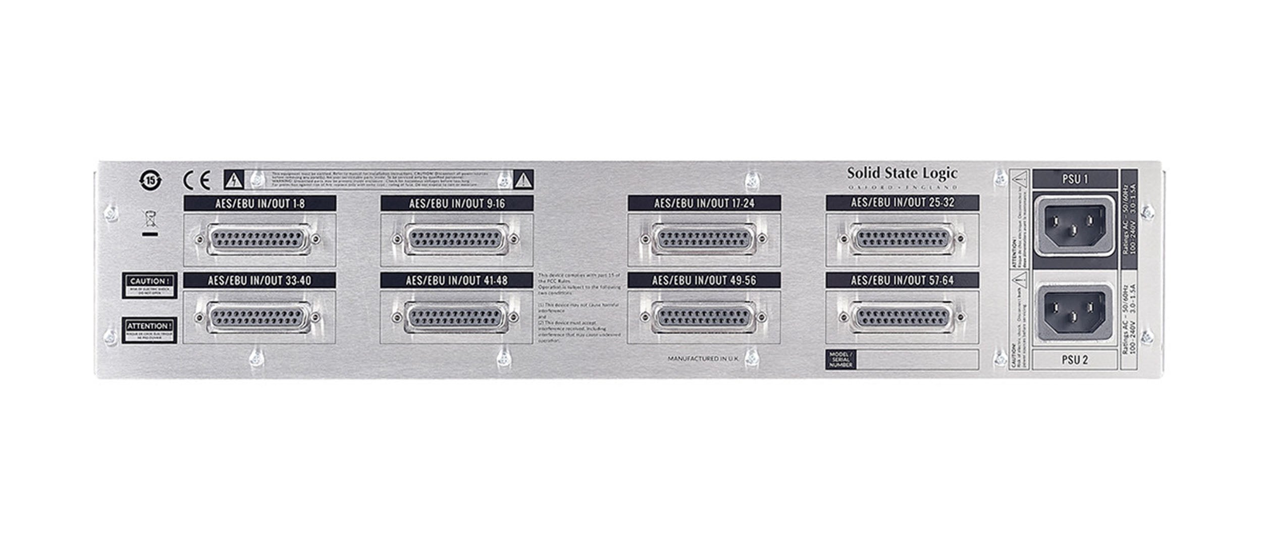 Solid State Logic Network I/O D64 64-Channel AES to Dante Converter by SSL
